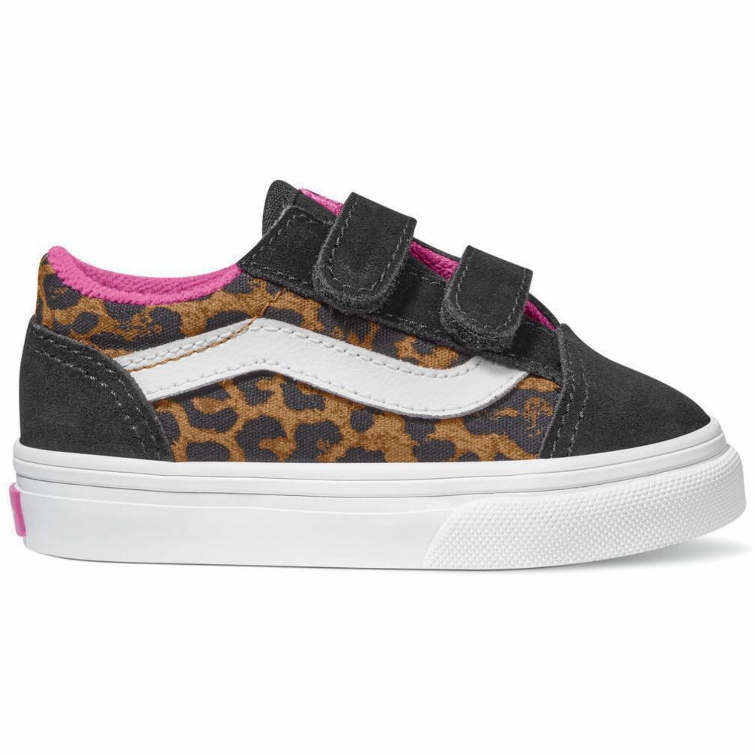 VANS Leoprad Pop/Multi Old Skool V Skate shoes Kids shoes