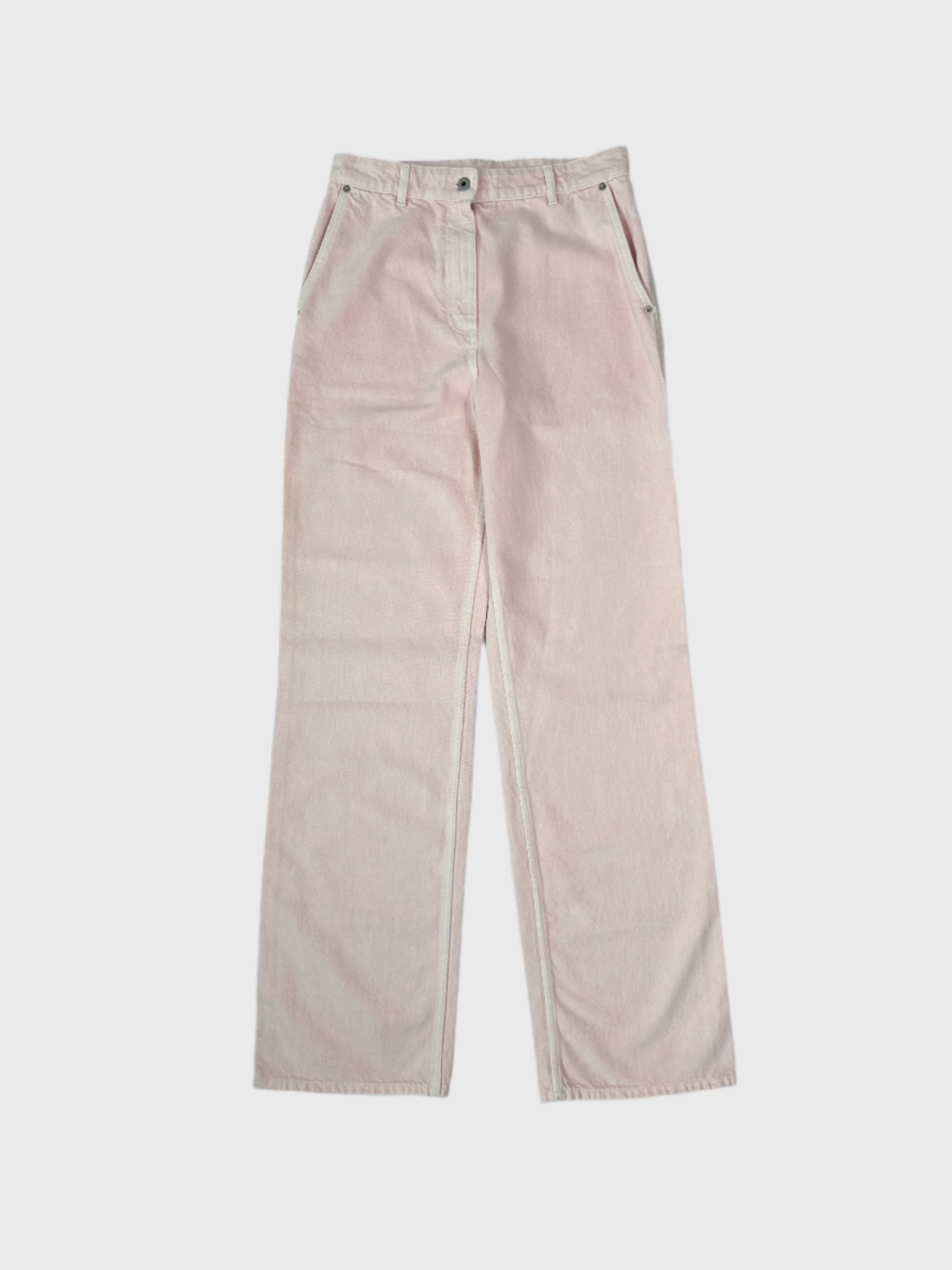 Pantaloni Rosa Chiaro In Denim Effetto Delav miladys new arrivals tops new collection sreeleathers ladies bag miladys dresses new arrivals plus size