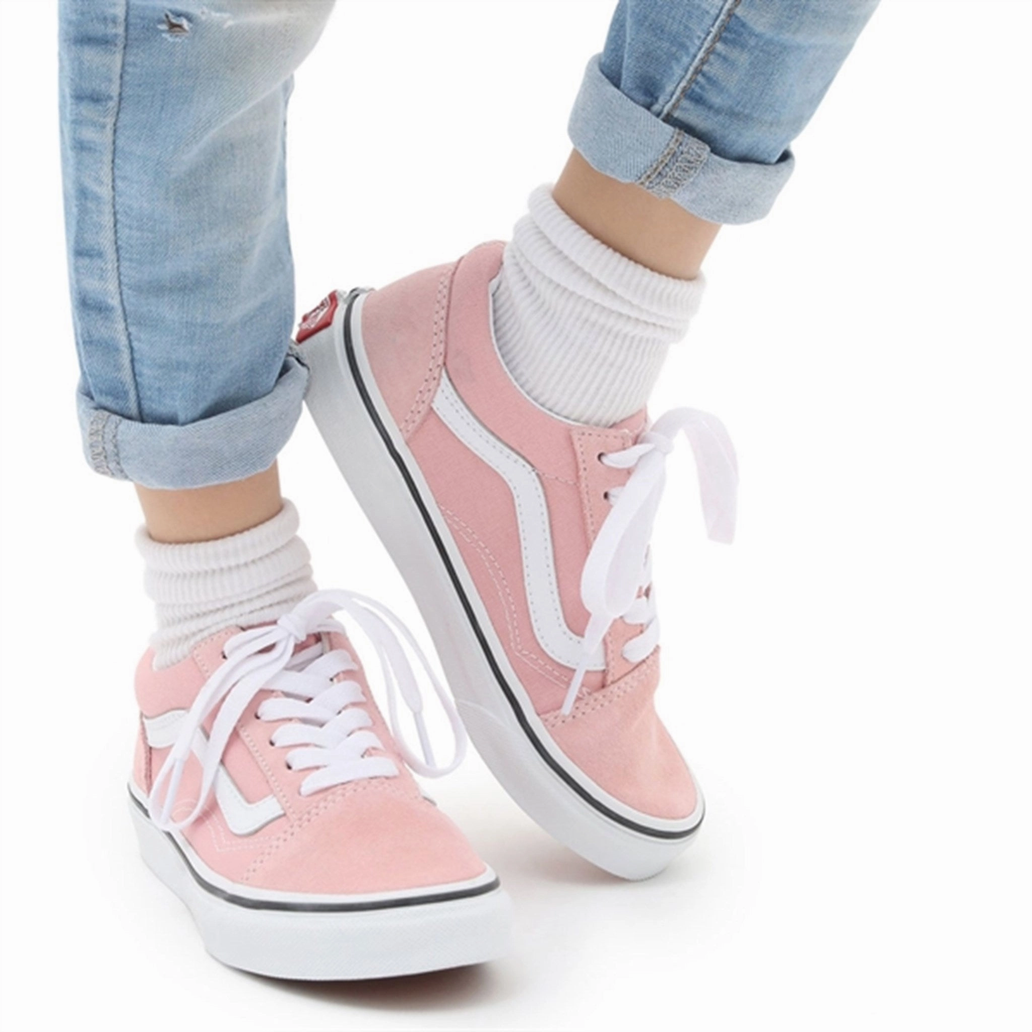 VANS Old Skool Powder Pink/True White Slippers