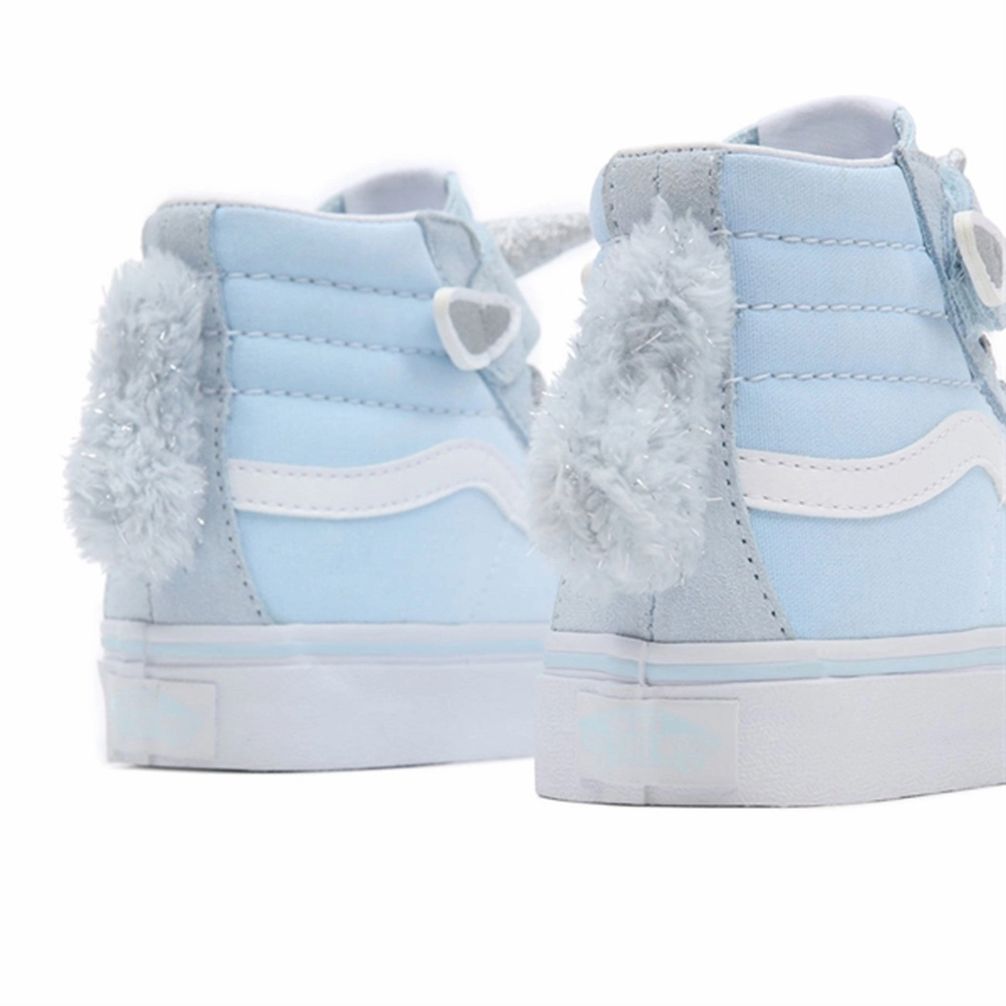 VANS SK8 Hi Unicorn Delicate Blue Silver Shoes Metallic shoes
