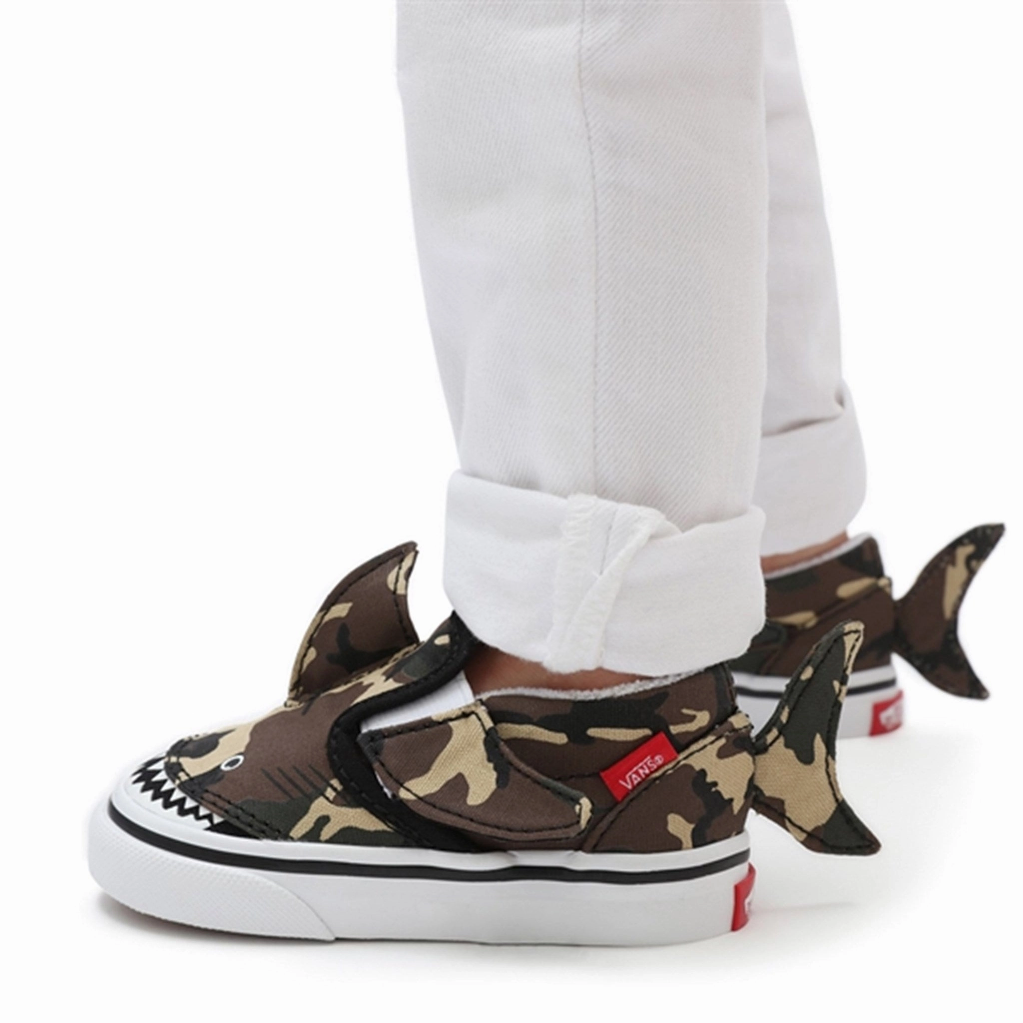 VANS Slip-On Shark Camouflage Knee-high boots