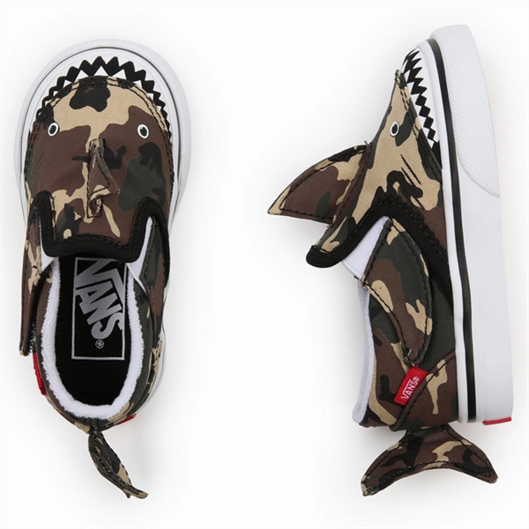 VANS Slip-On Shark Camouflage Knee-high boots