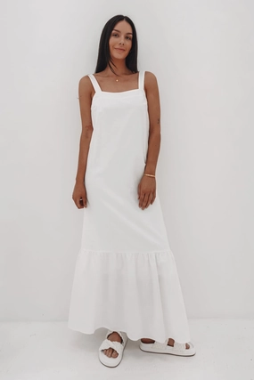 varley sale Willa Maxi Dress White sale zara