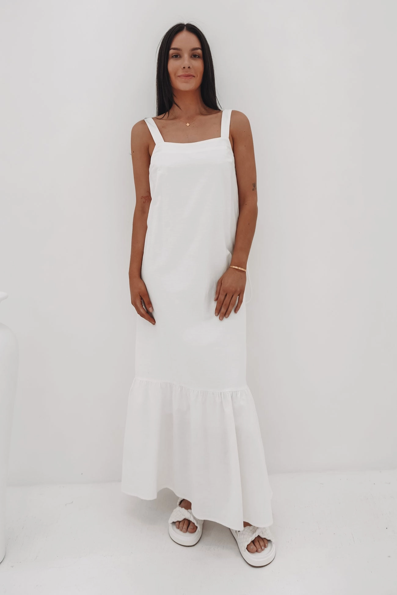 varley sale Willa Maxi Dress White