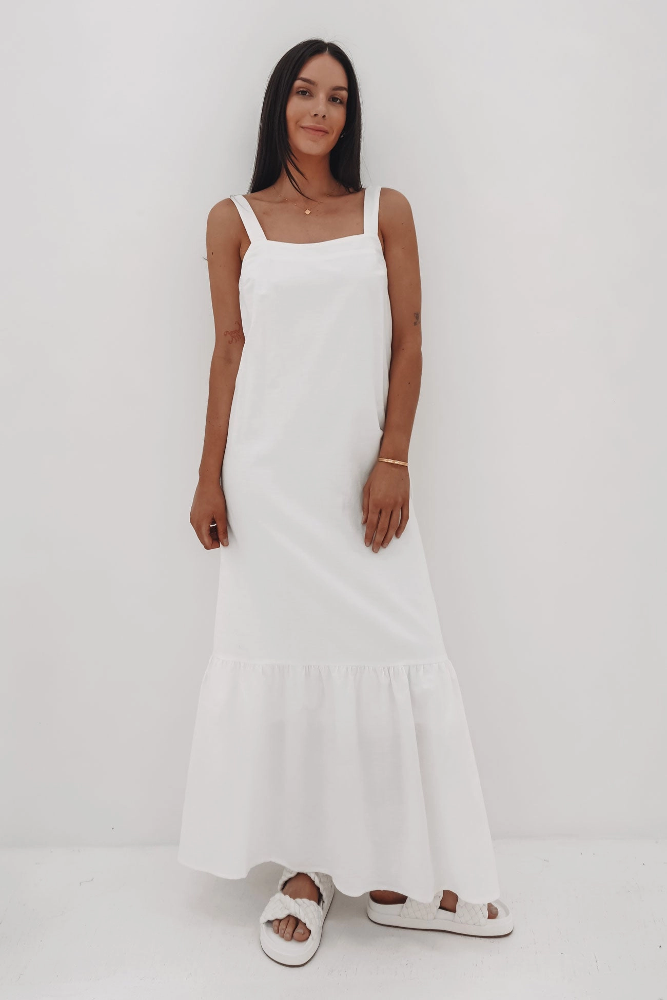 varley sale Willa Maxi Dress White sale zara