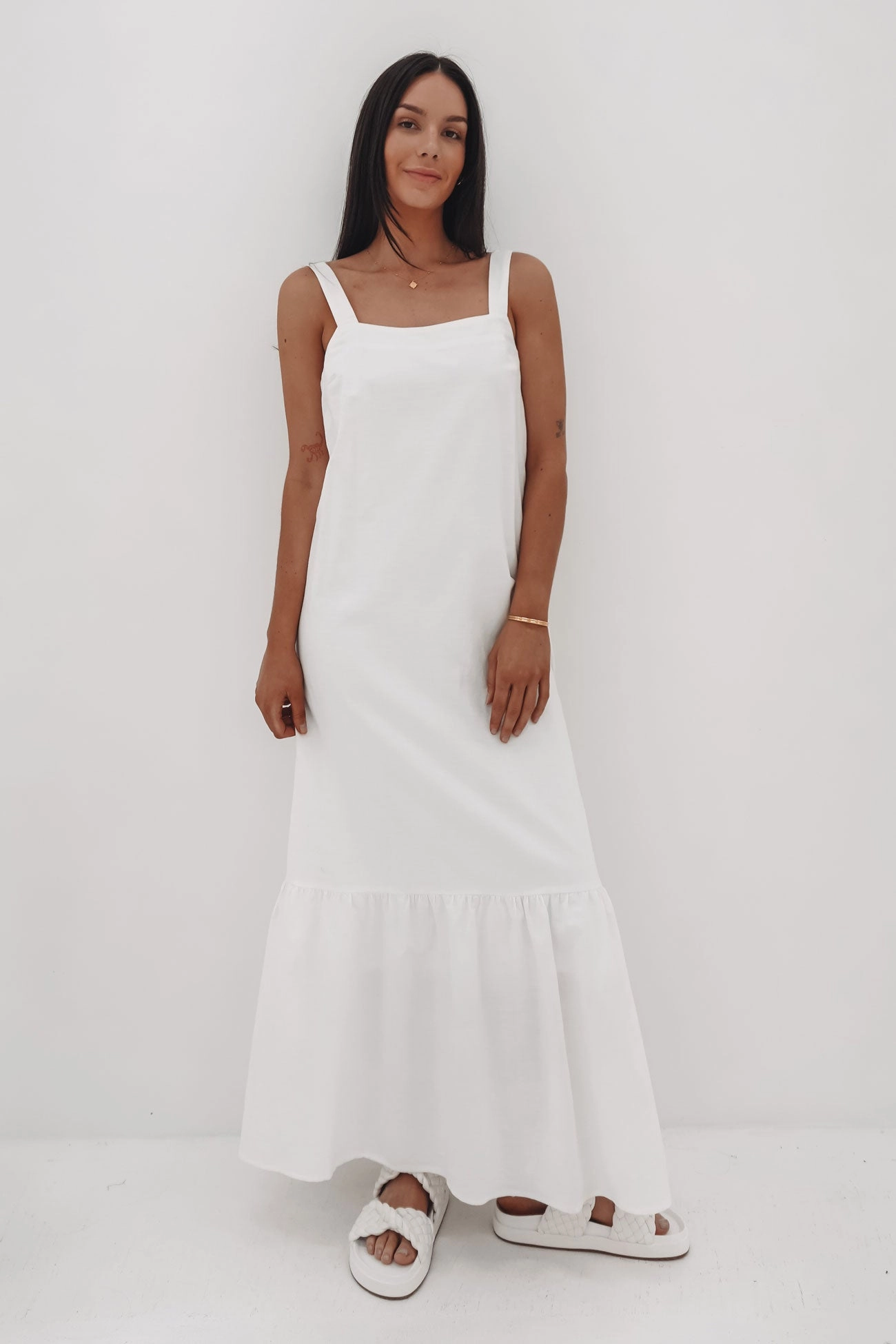 sale items Willa Maxi Dress White sale running shoes