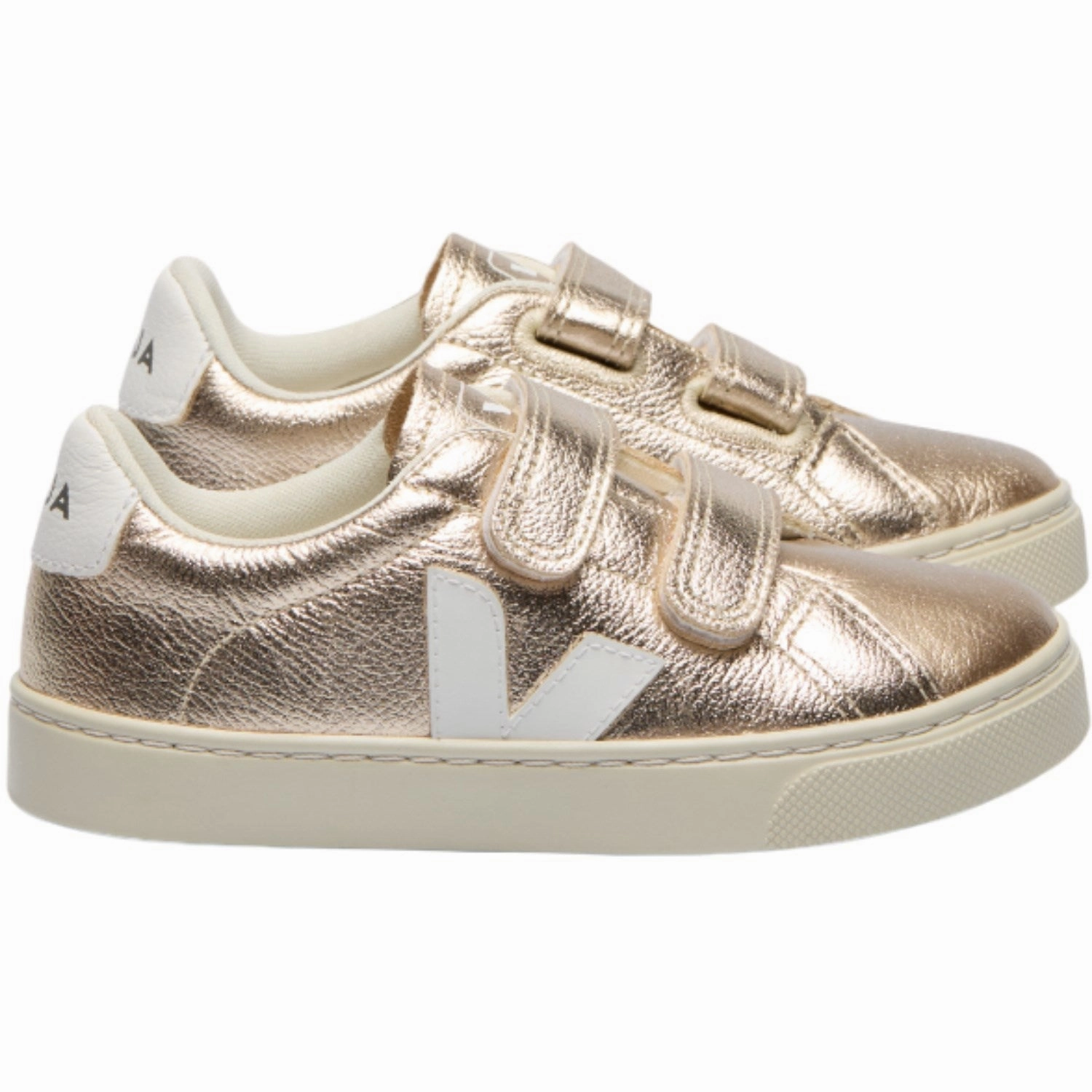 Veja Platine White Small Esplar Sneakers Flats