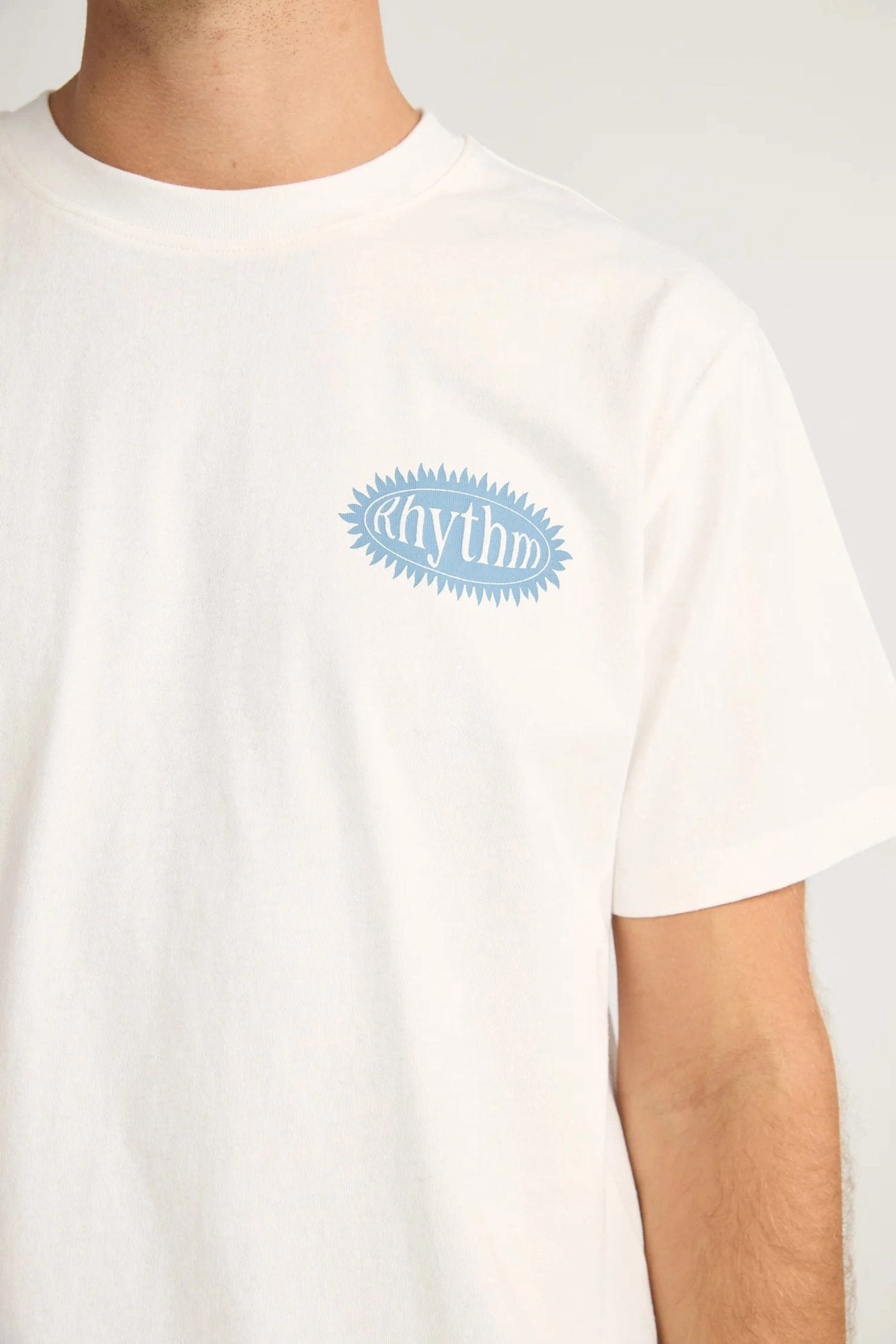 veja sale Ritmo Printed Vintage Short Sleeve T-Shirt Vintage White