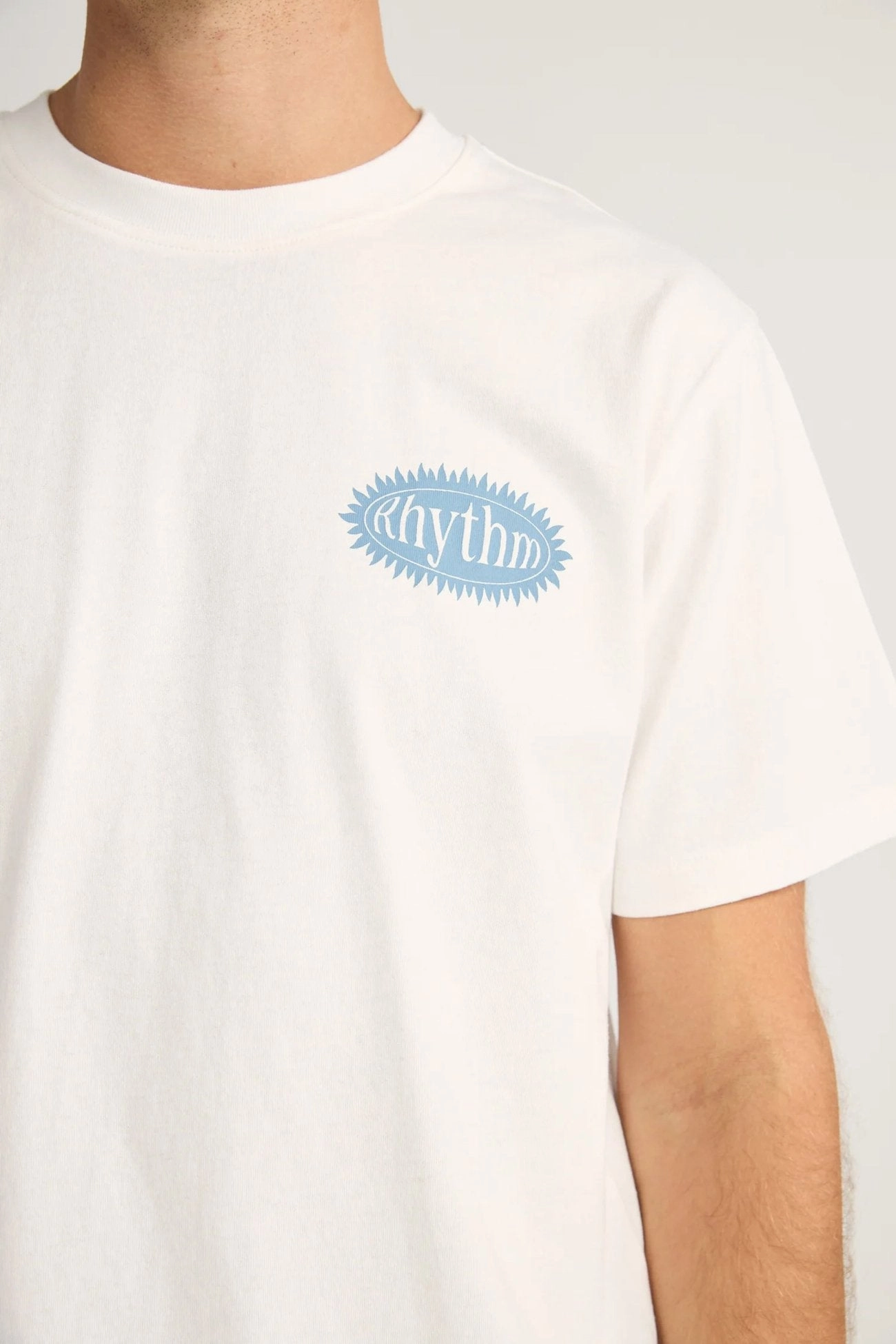 veja sale Ritmo Printed Vintage Short Sleeve T-Shirt Vintage White