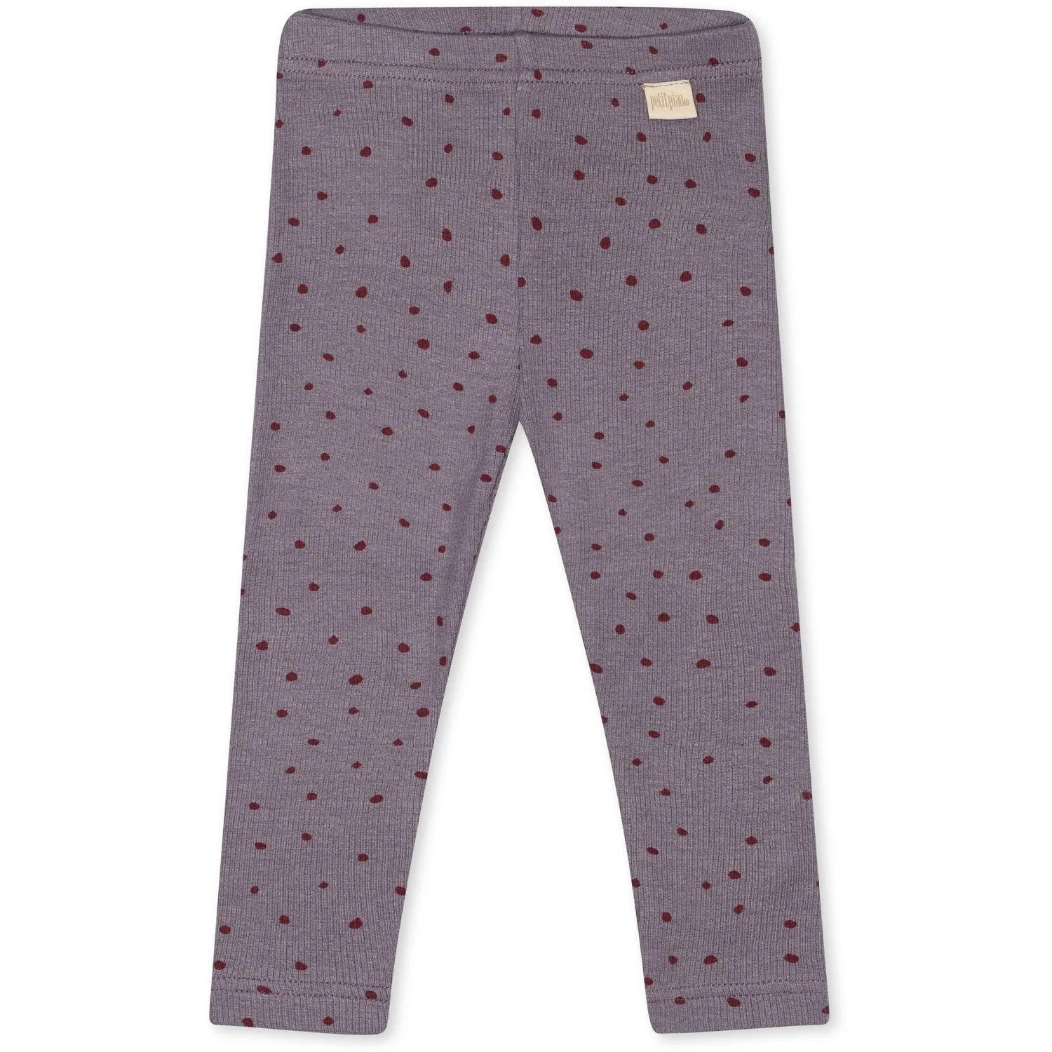 Velvet Petit Piao Dusty Violet Dot Leggings Modal Dot Stitch