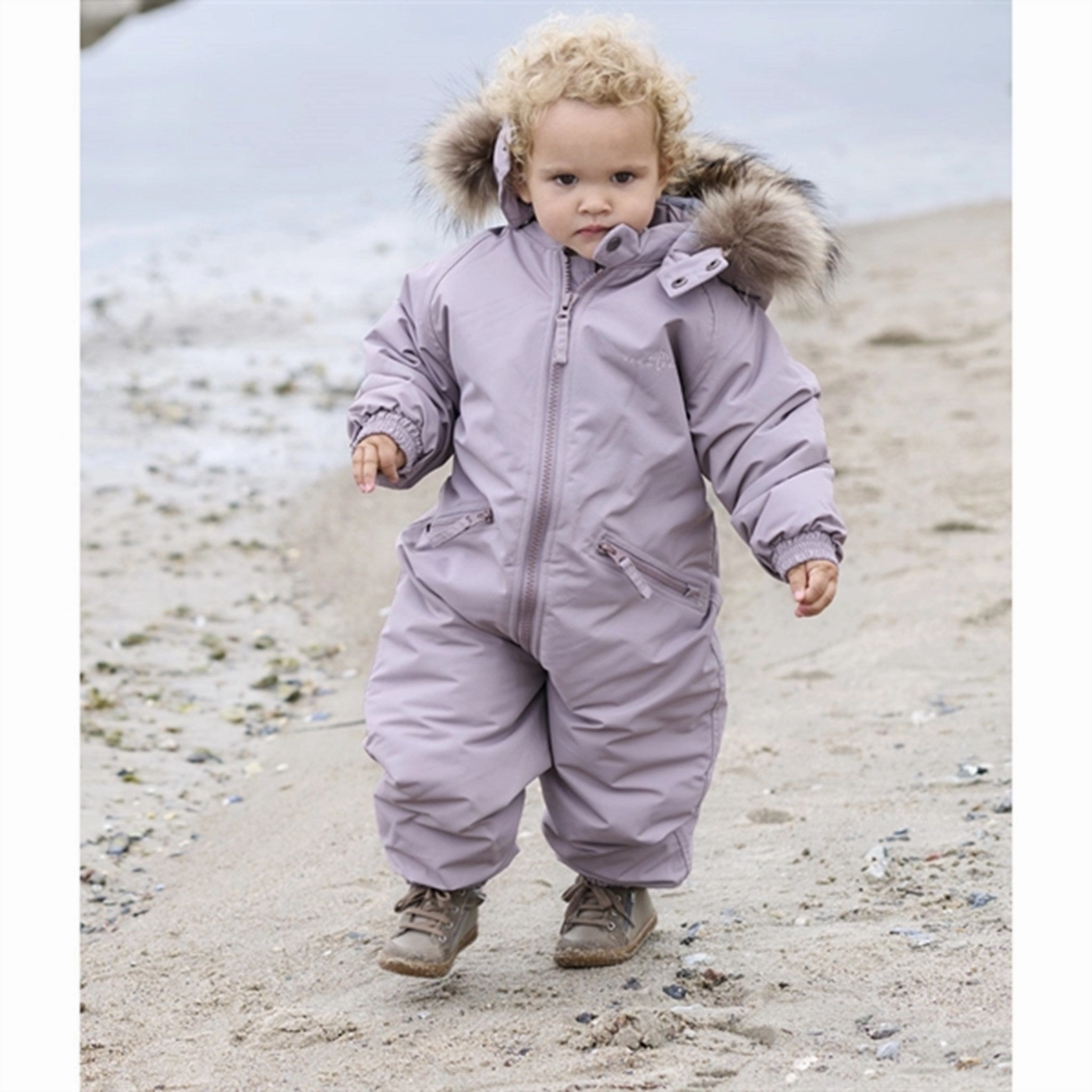 Ver de Terre Flyverdragt m. Pels Heather Waterproof