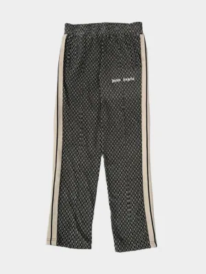 vialli new arrivals shoes new arrival fabiani shoes Pantaloni A Fantasia Geometrica Con Bande Laterali Beige hoka new arrivals