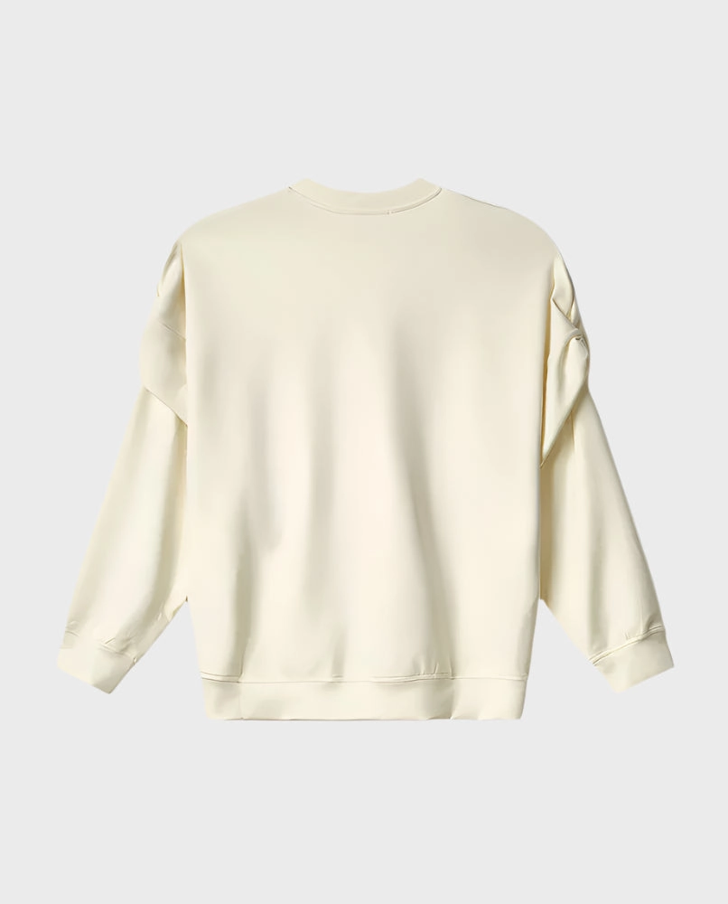 vialli new arrivals Felpa Girocollo In Modal Con Stampa Rigonfiante new arrivals for women