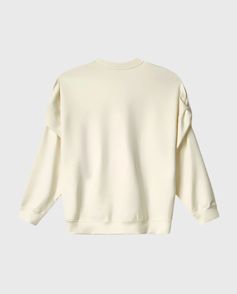 vialli new arrivals Felpa Girocollo In Modal Con Stampa Rigonfiante new arrivals for women