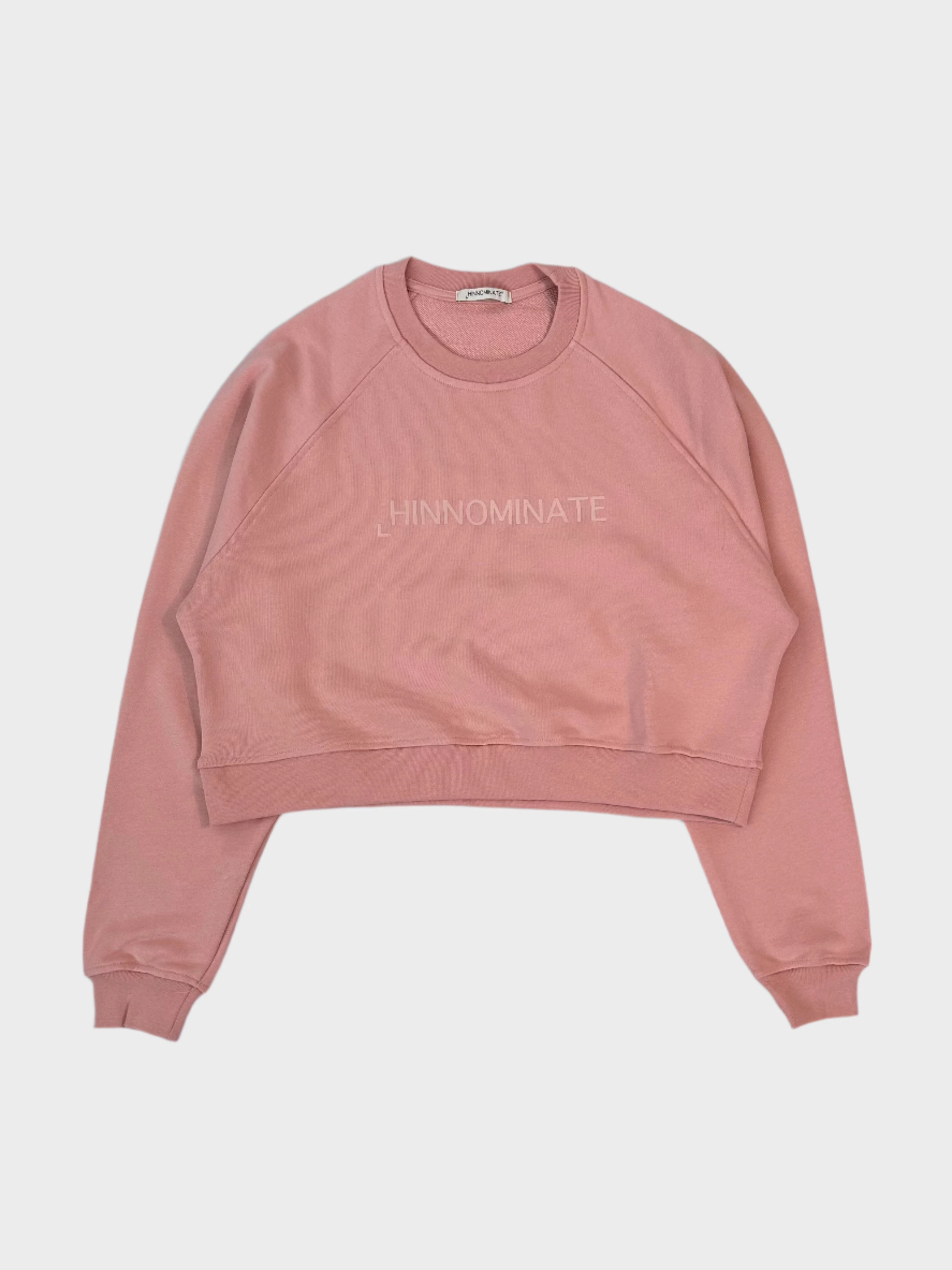new arrival kurta set for women new arrival charles and keith bag Felpa Crop Girocollo Rosa Con Logo In Tono adidas new arrivals