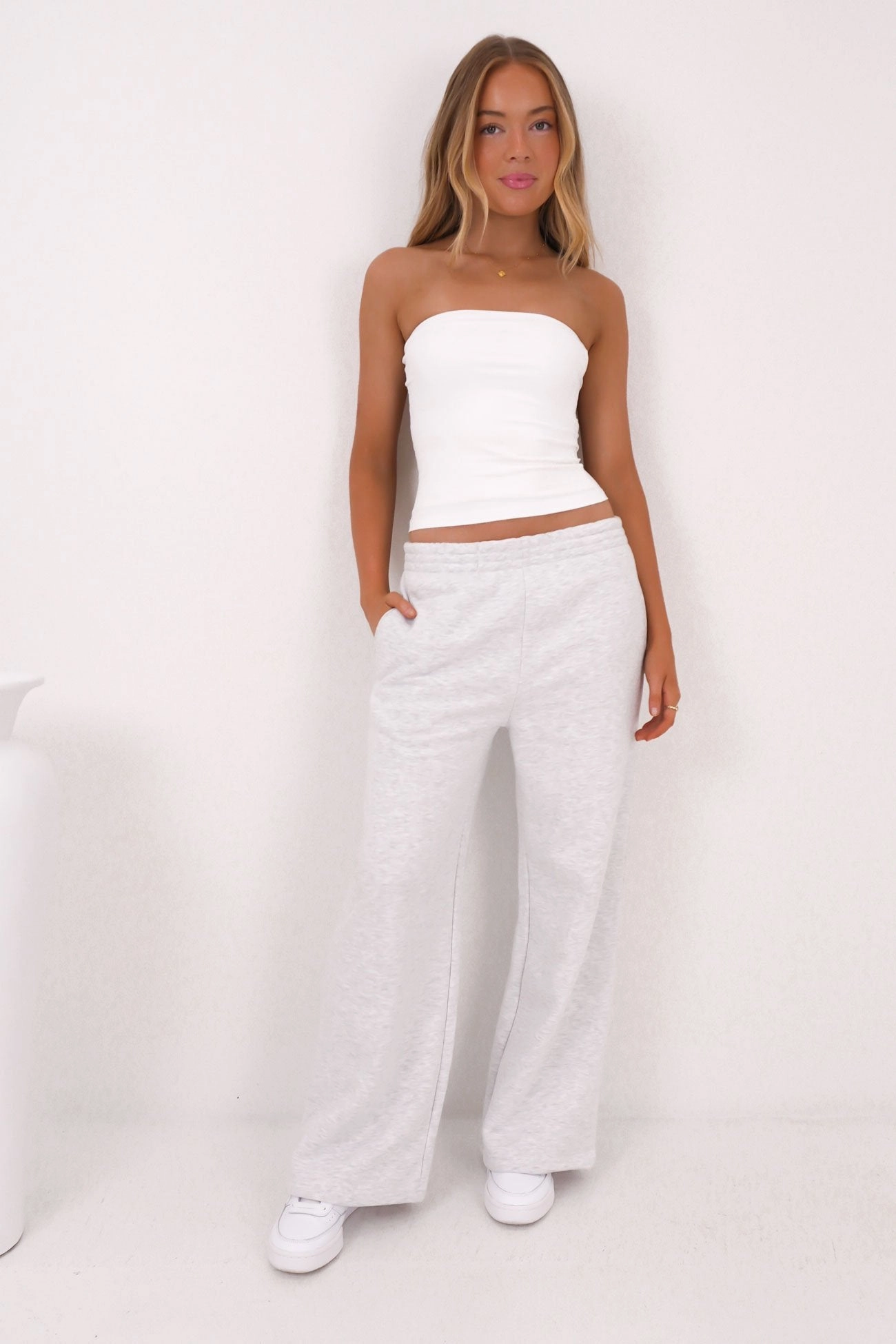 vilebrequin sale Blair Wide Track Pant Snow Marle