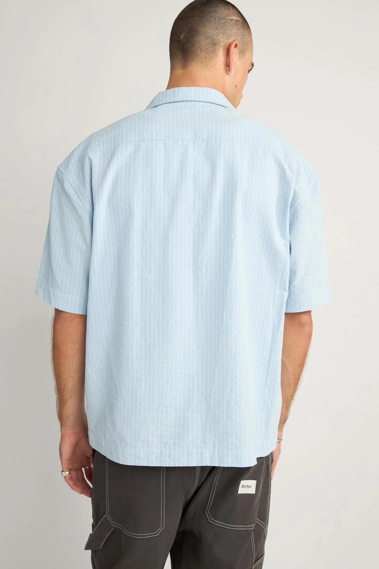 vilebrequin sale Relaxed Check Short Sleeve Shirt Blue