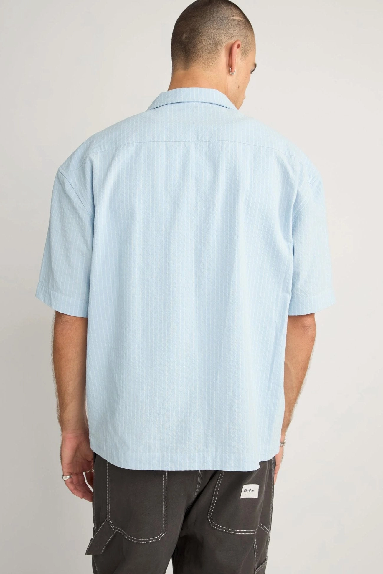 vilebrequin sale Relaxed Check Short Sleeve Shirt Blue