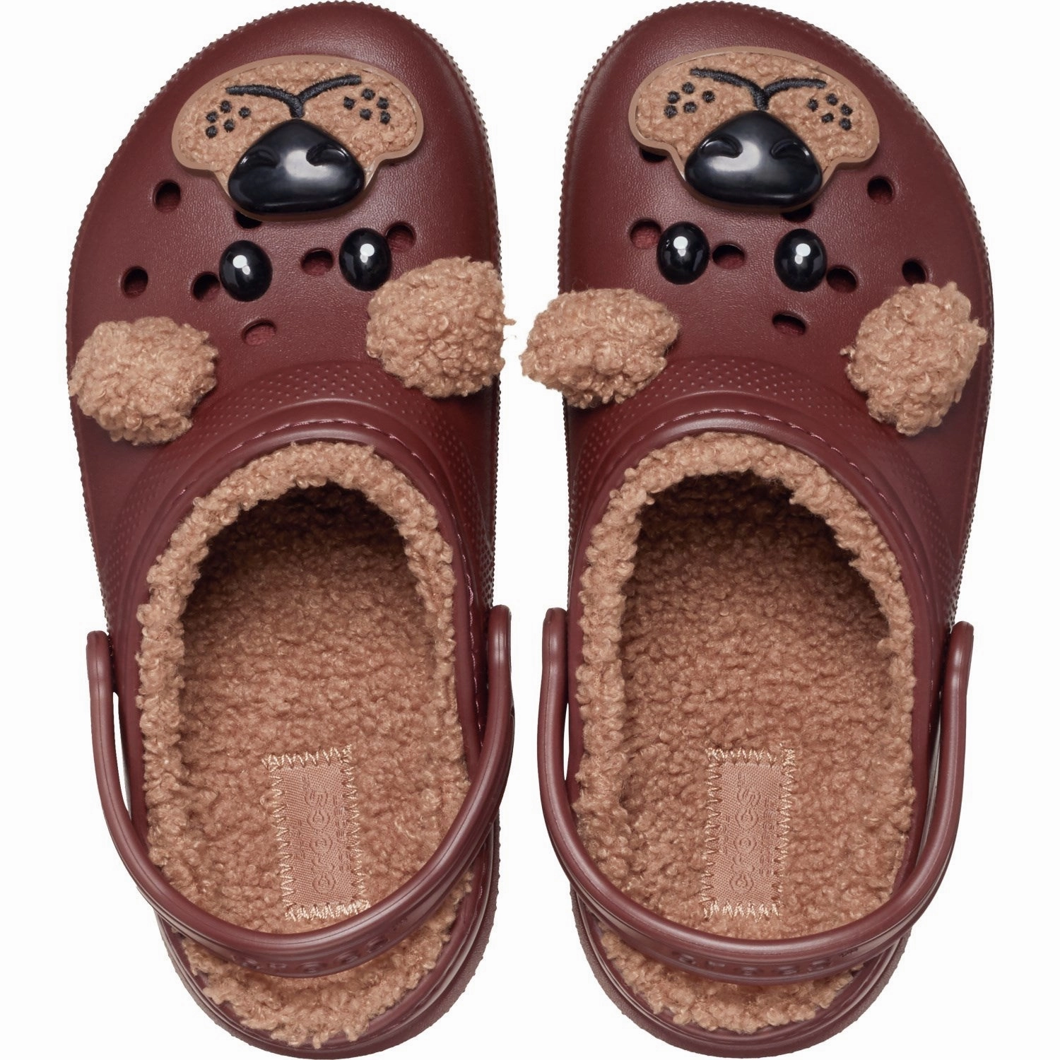 Vintage shoes Crocs Dark Clay Classic Lined IAM Brown Bear Clog K