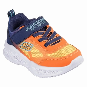 Vintage Skechers Meteor-Lights Sneakers Navy Orange Fashion