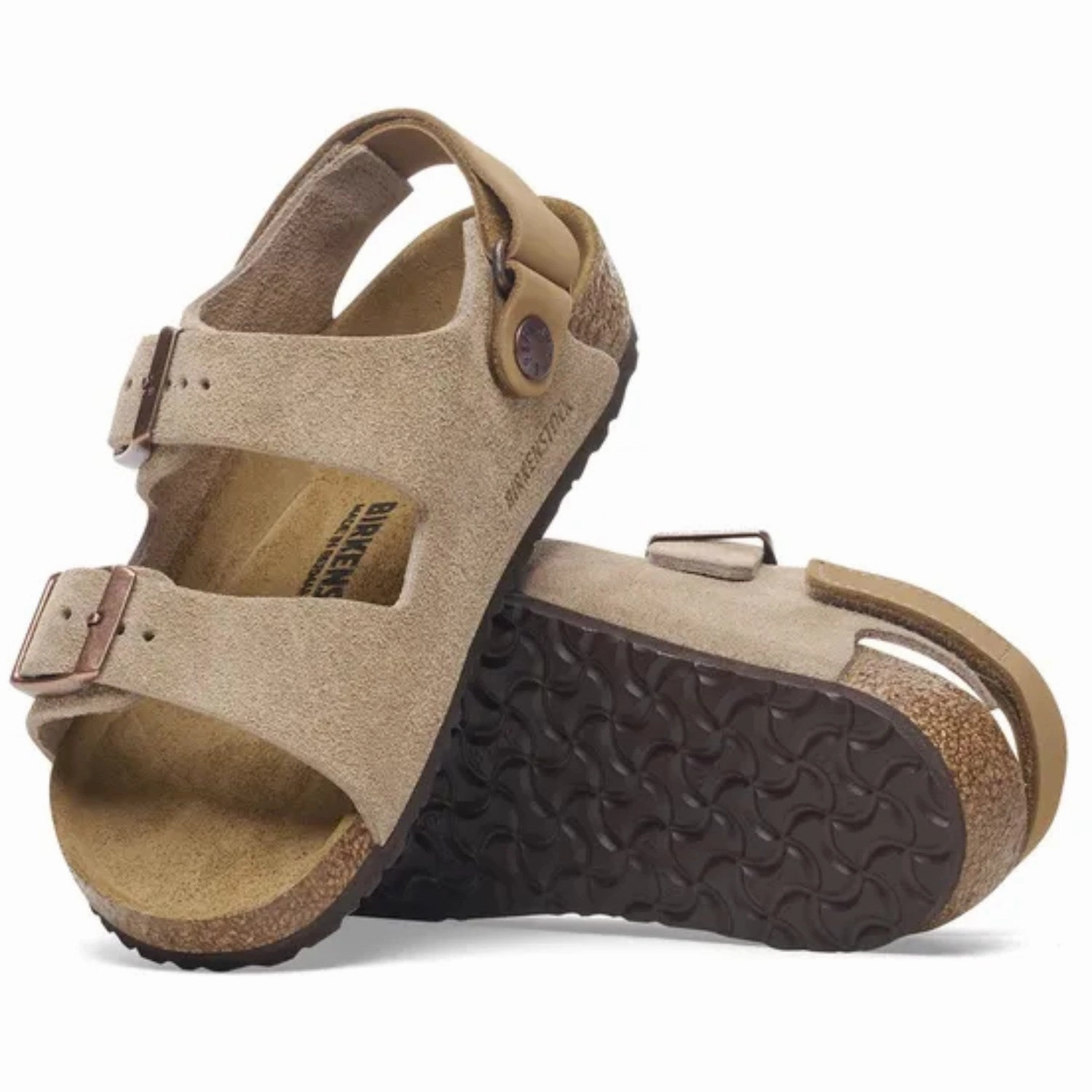 Walking shoes Birkenstock Milano AS Kids LEVE Taupe