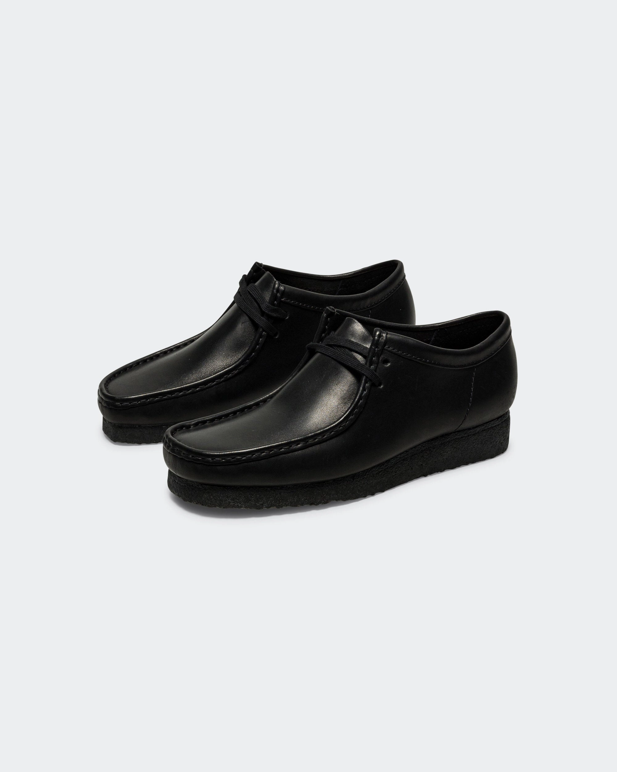 Wallabee - Black Leather desray new arrivals ladies
