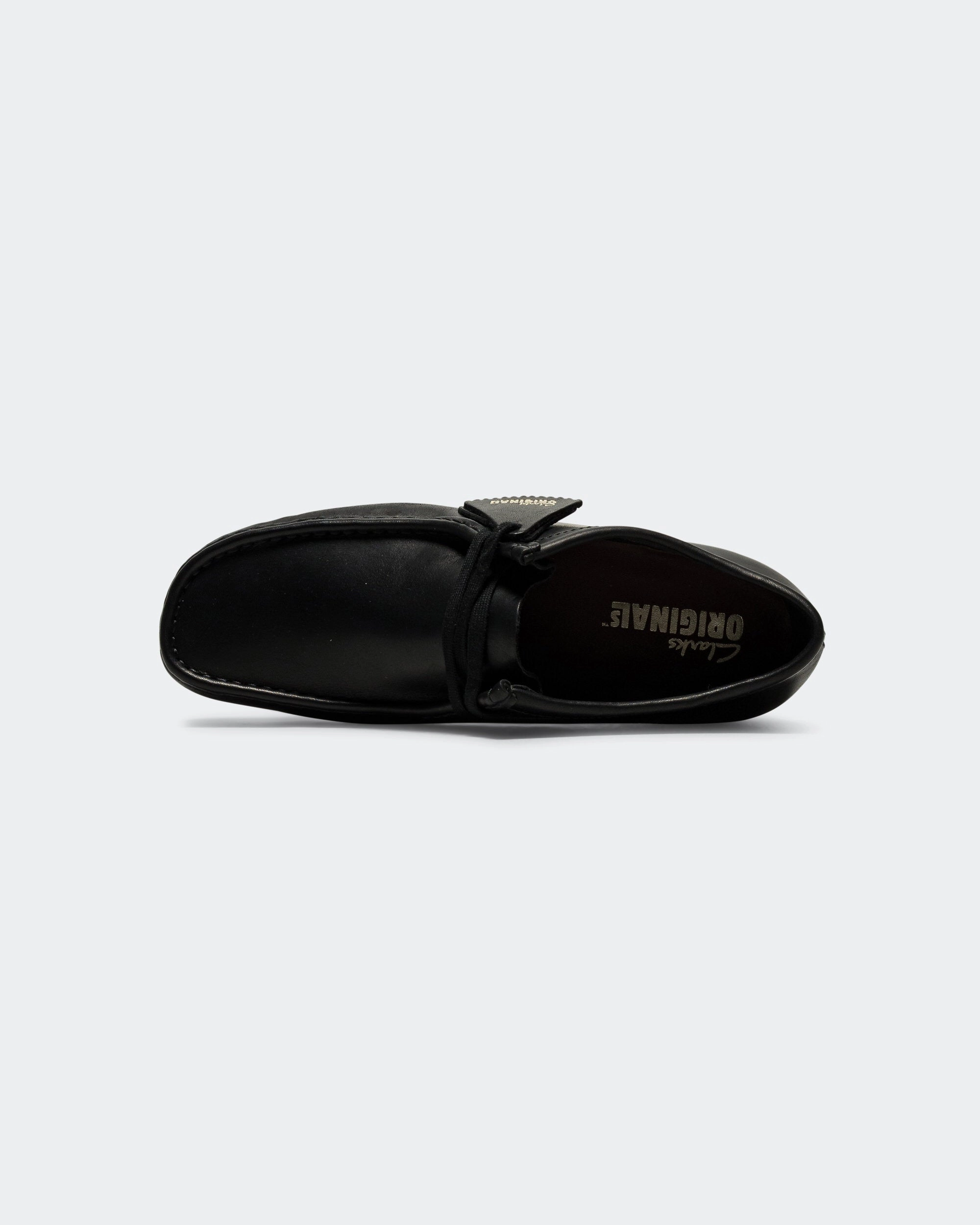 Wallabee - Black Leather desray new arrivals ladies