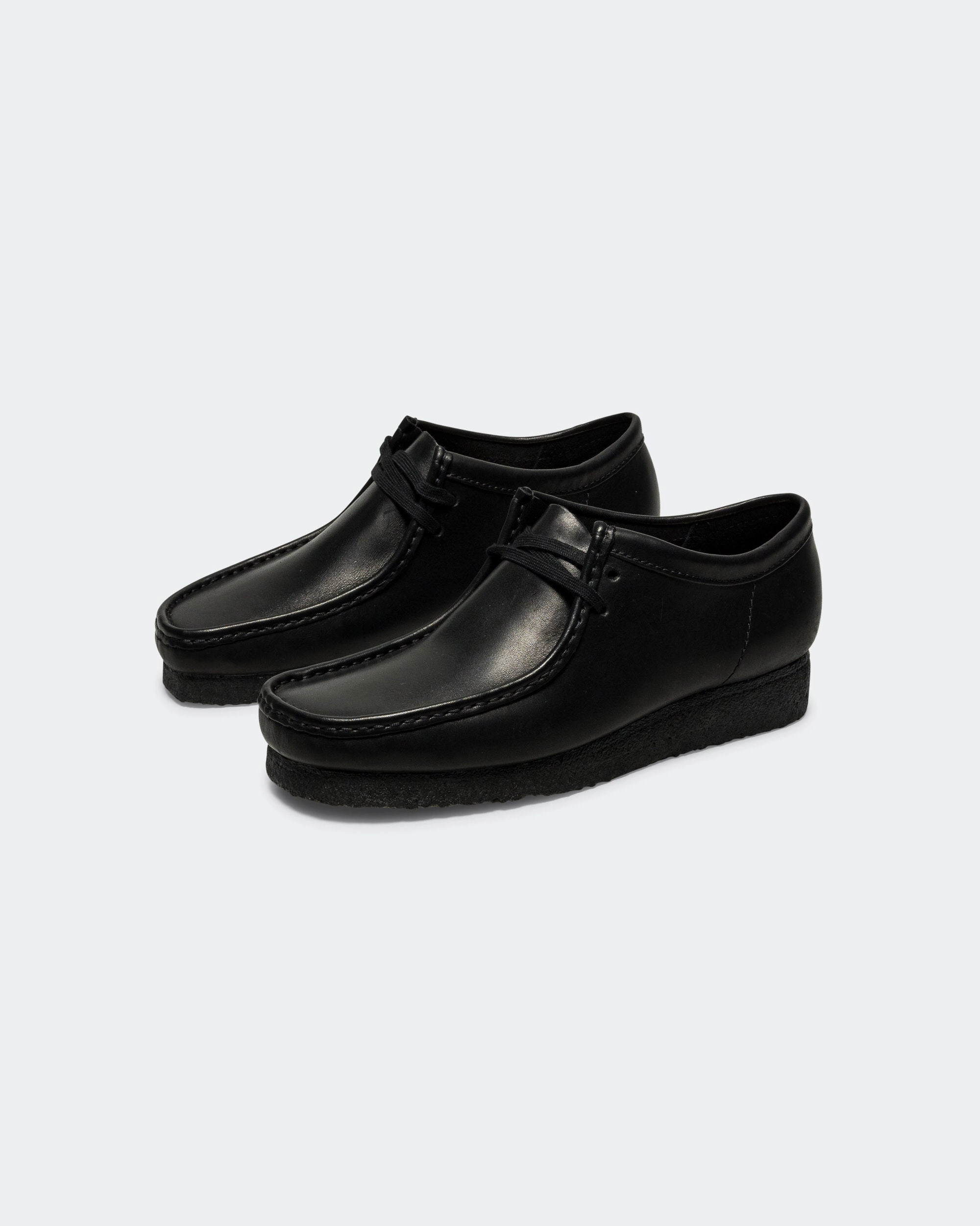 Wallabee - Black Leather desray new arrivals ladies