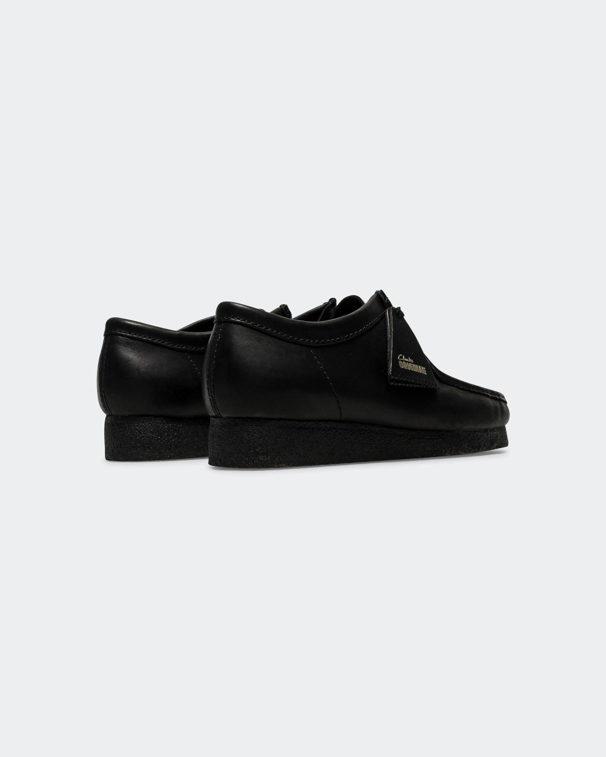 Wallabee - Black Leather desray new arrivals ladies