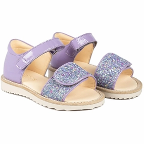 Water shoes Angulus Sandals Lilac/Confetti Glitter Summer shoes