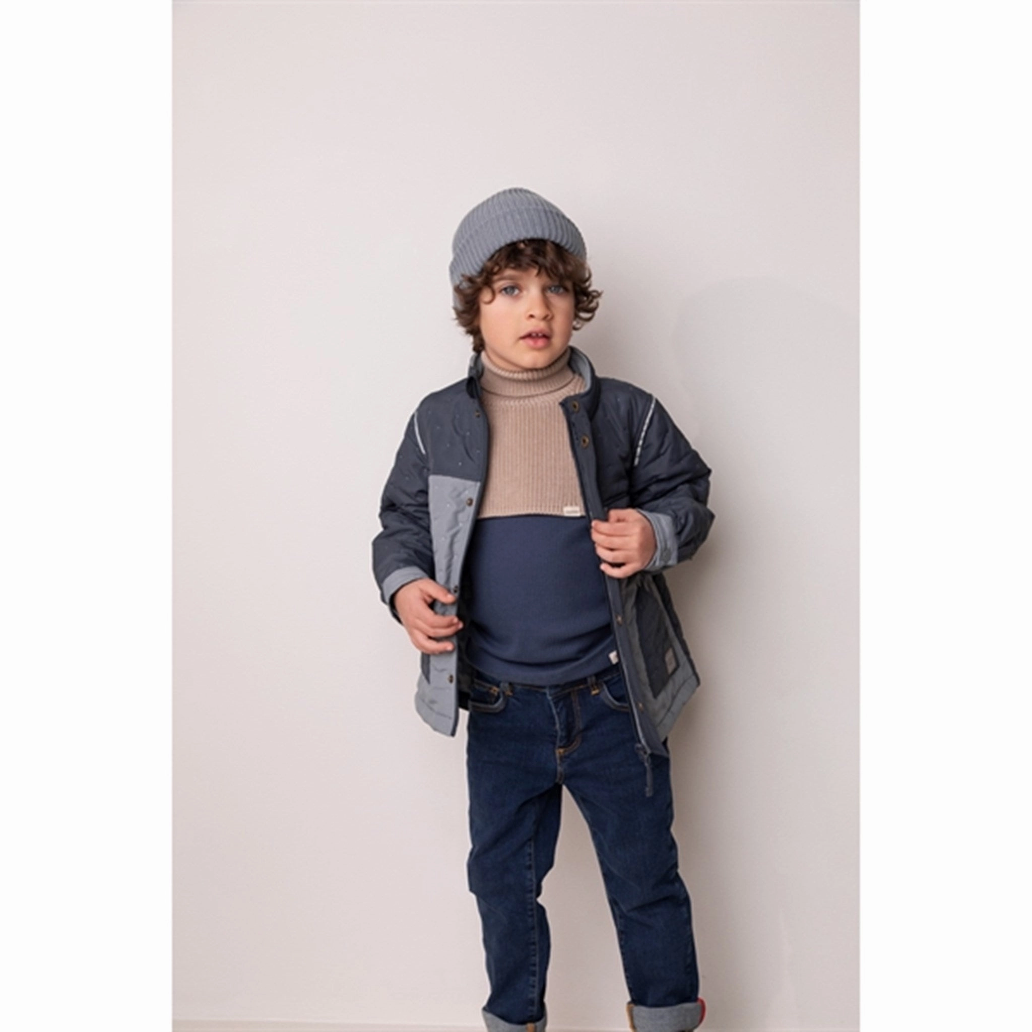 Waterproof MarMar Darkest Blue Block Ozar Thermo Jacket
