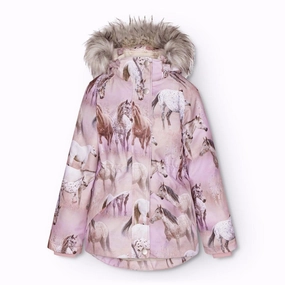 Waterproof Molo Dreamy Horses Cathy Fur Jacket Bold
