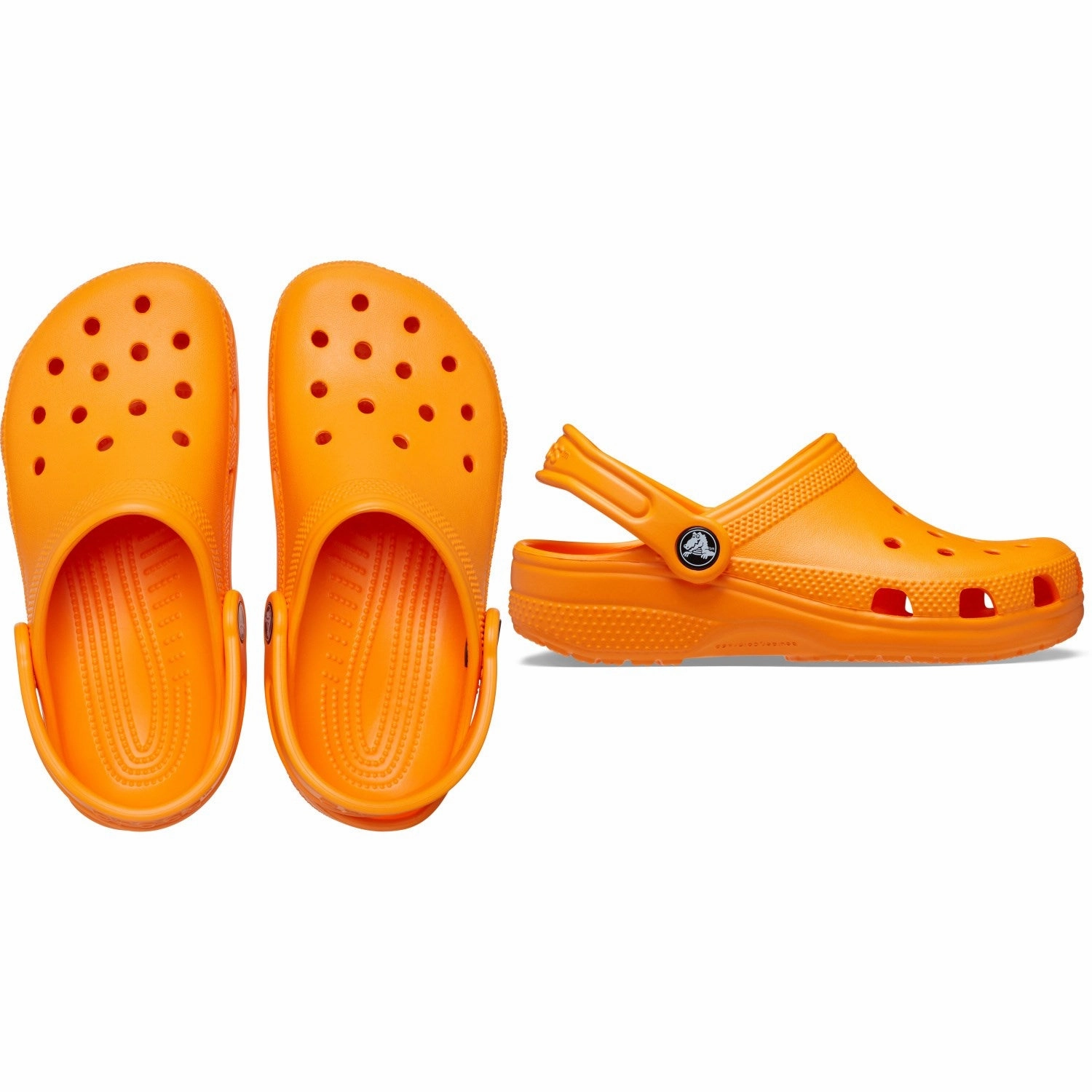 Waterproof shoes Crocs Orange Zing Classic Clog