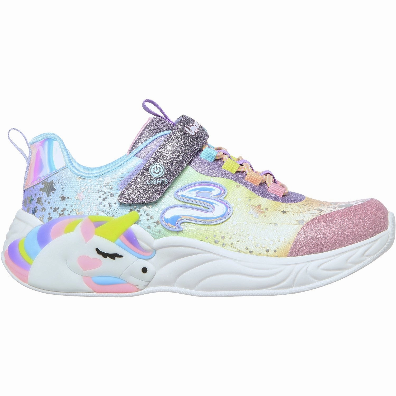 Wedding shoes Skechers Purple S-Lights Unicorn Dreams