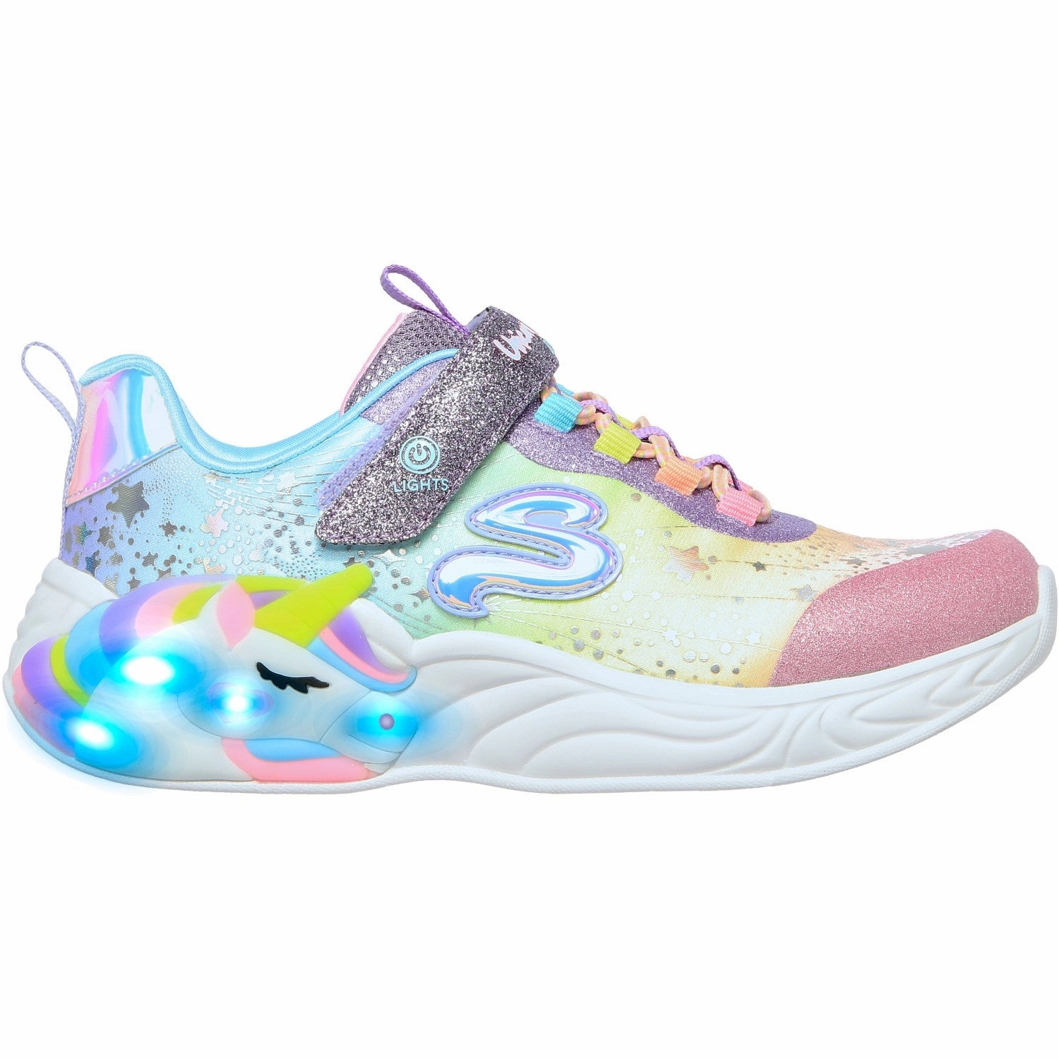 Wedding shoes Skechers Purple S-Lights Unicorn Dreams