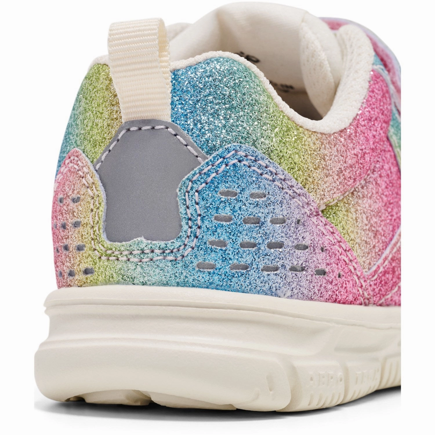 Wedges Hummel White/Multicolor Crosslite Glitter Infant Sneakers