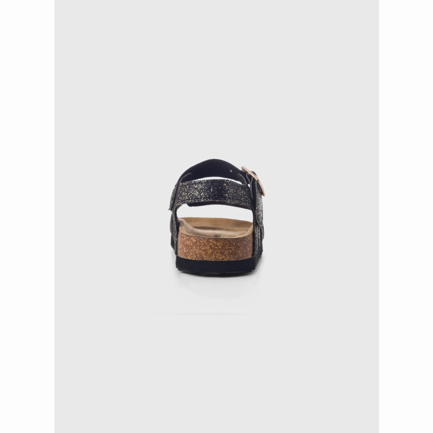 Wedges Name It Black Glitter Fiona Sandal