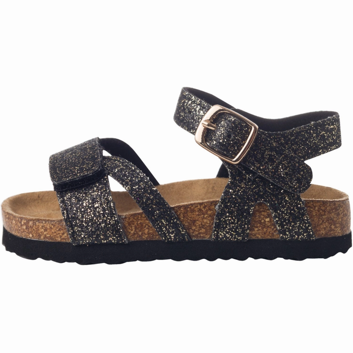 Wedges Name It Black Glitter Fiona Sandal Boots