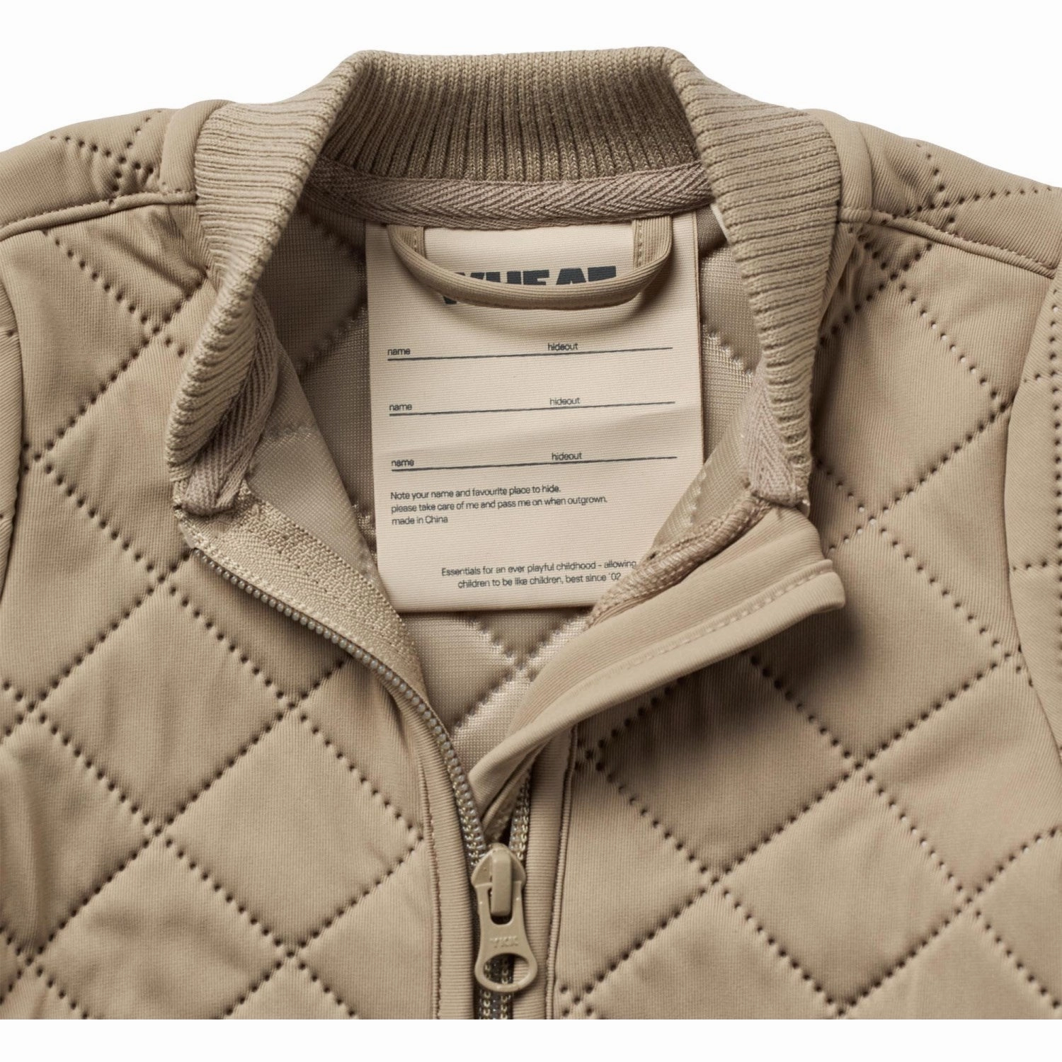 Wheat Beige Stone Thermo Jacket Loui Ruffle