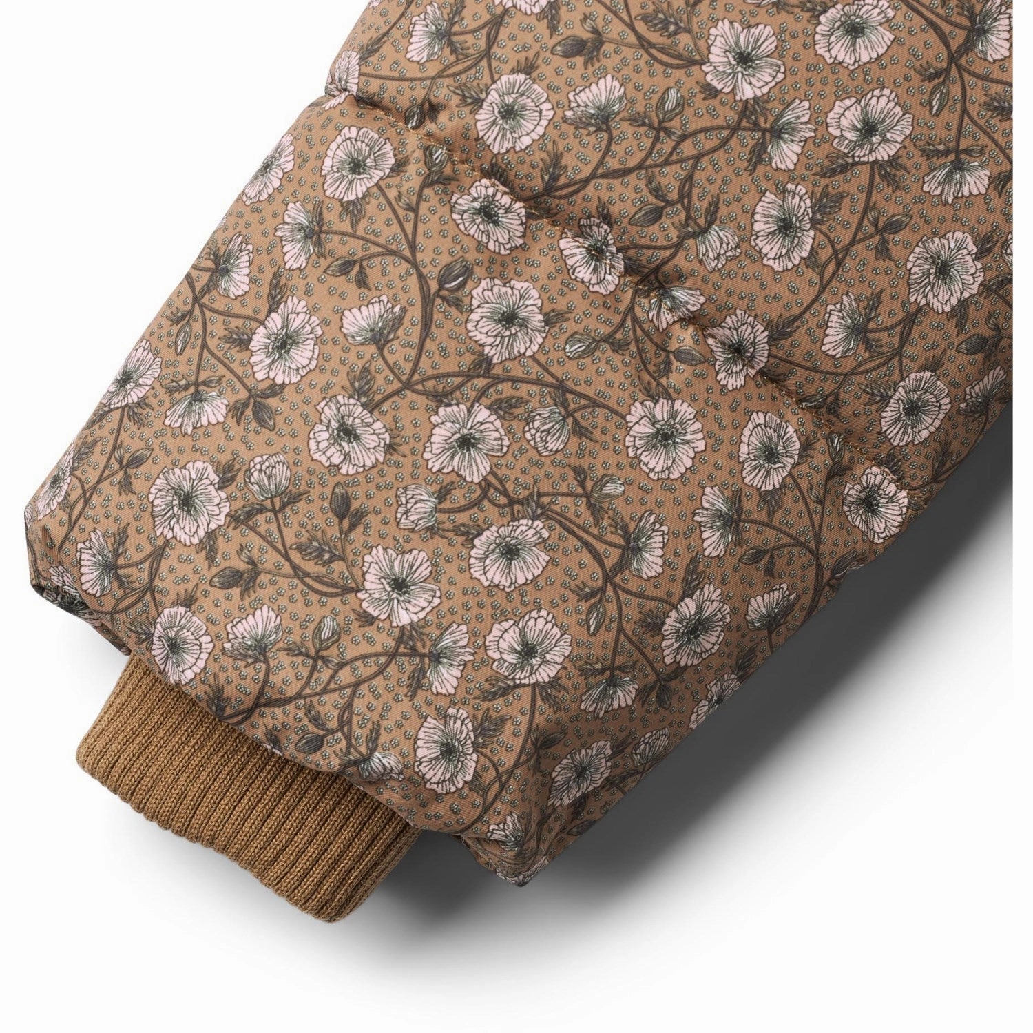 Wheat Caramel Anemones Puffer Coat Yrsa Laid-back