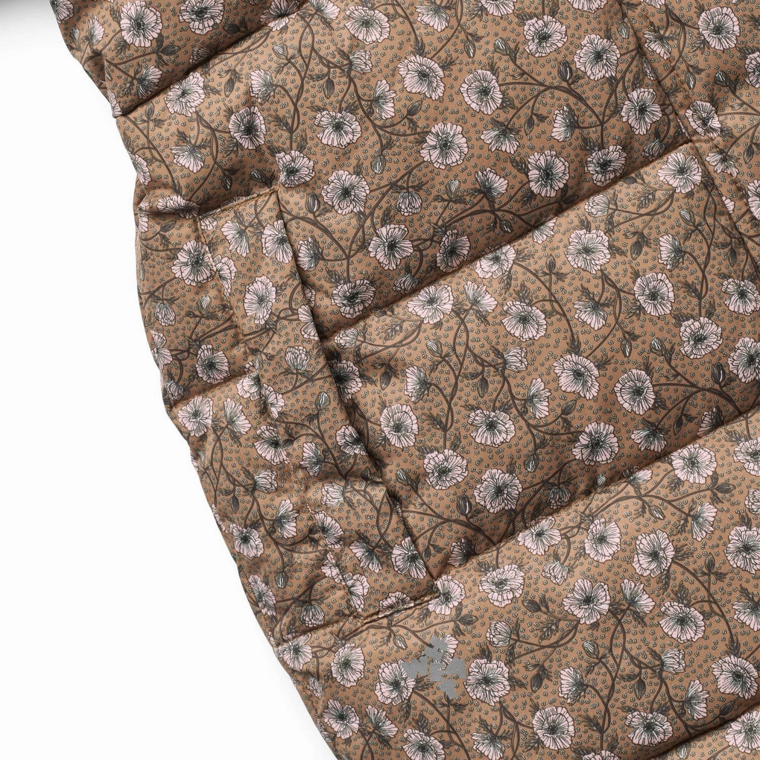 Wheat Caramel Anemones Puffer Coat Yrsa Laid-back