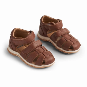 Wheat Cognac Sandal Frei Retro shoes Luxury shoes