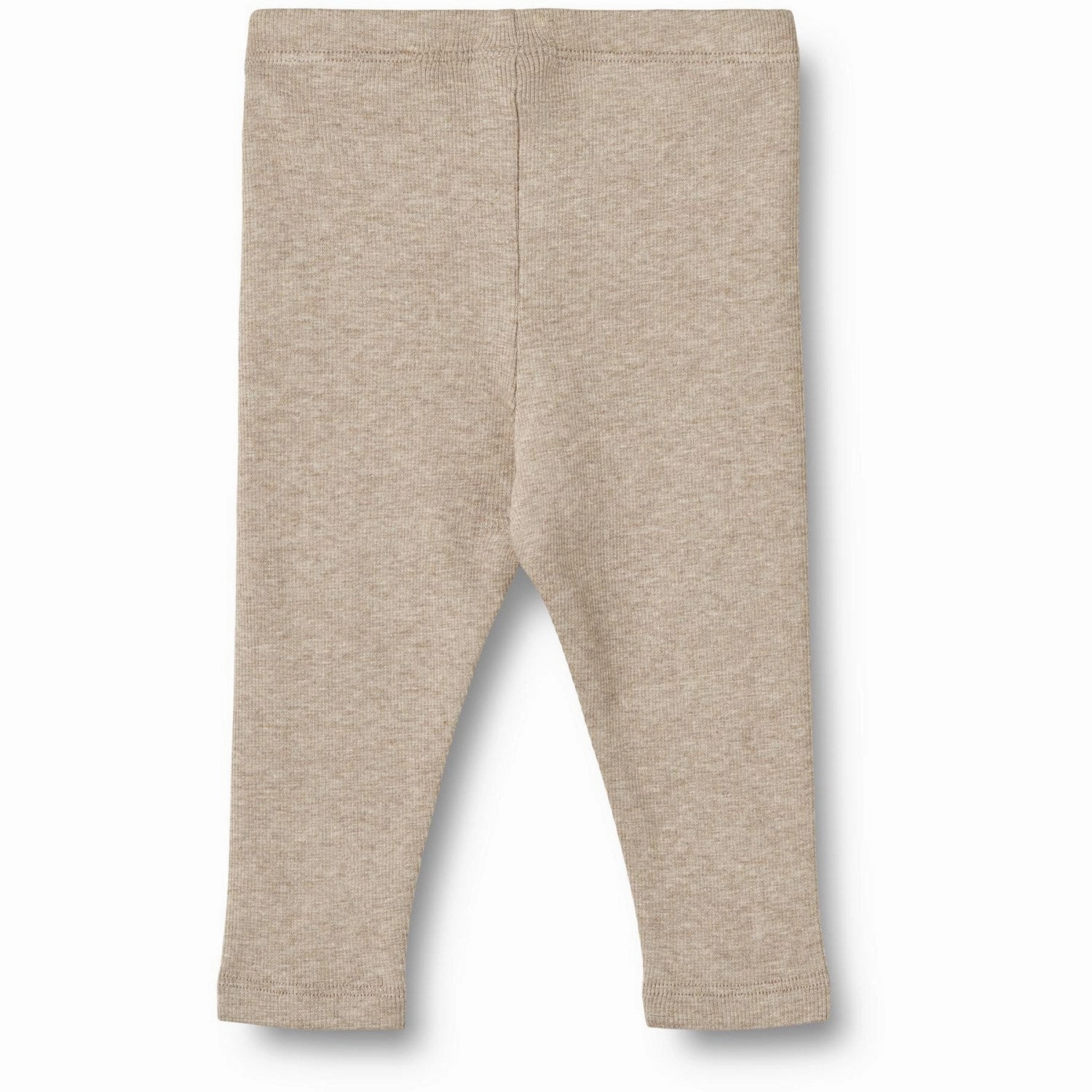 Wheat Gravel Melange Rib Leggings Maddy Bow