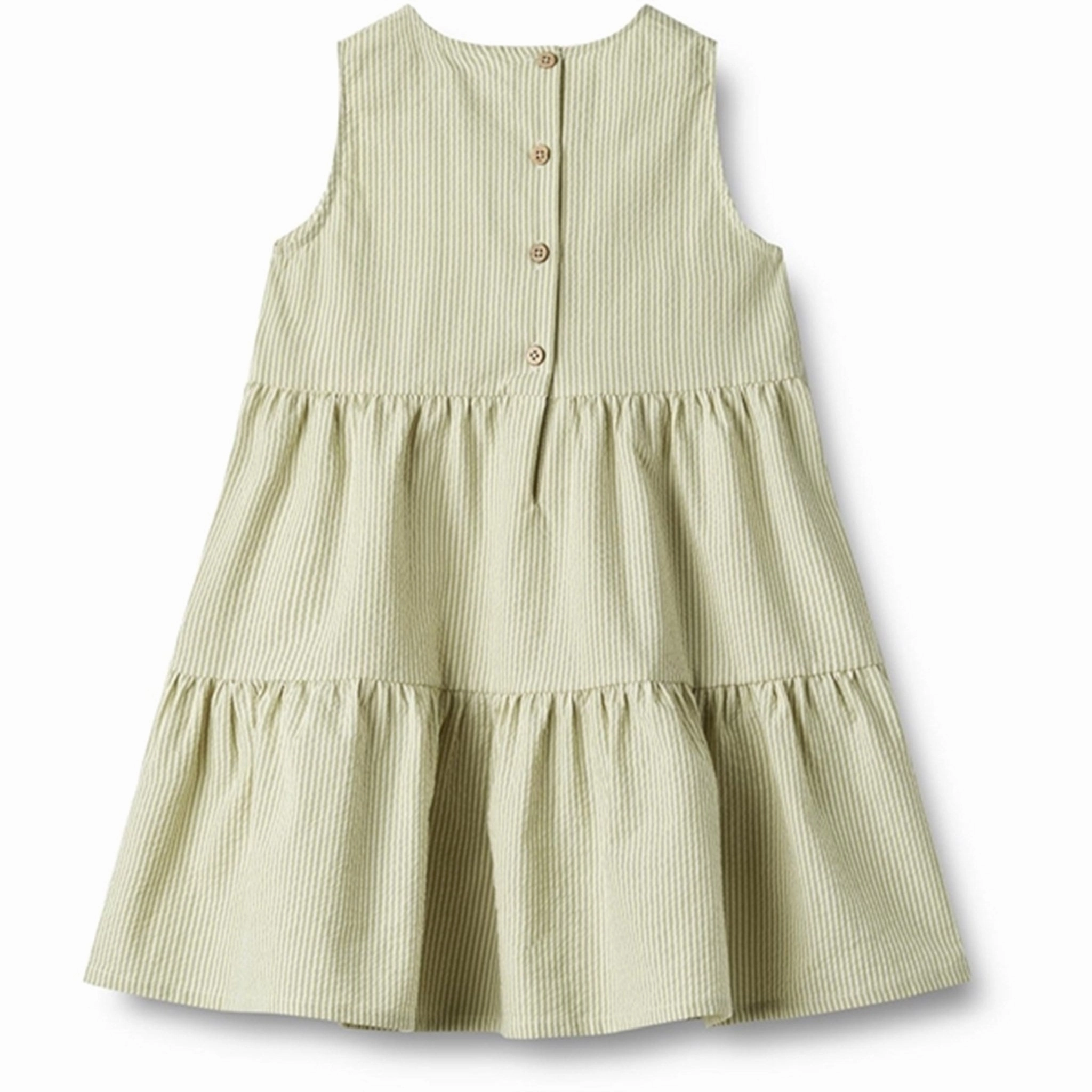 Wheat Green Stripe Dress Luise Luxury