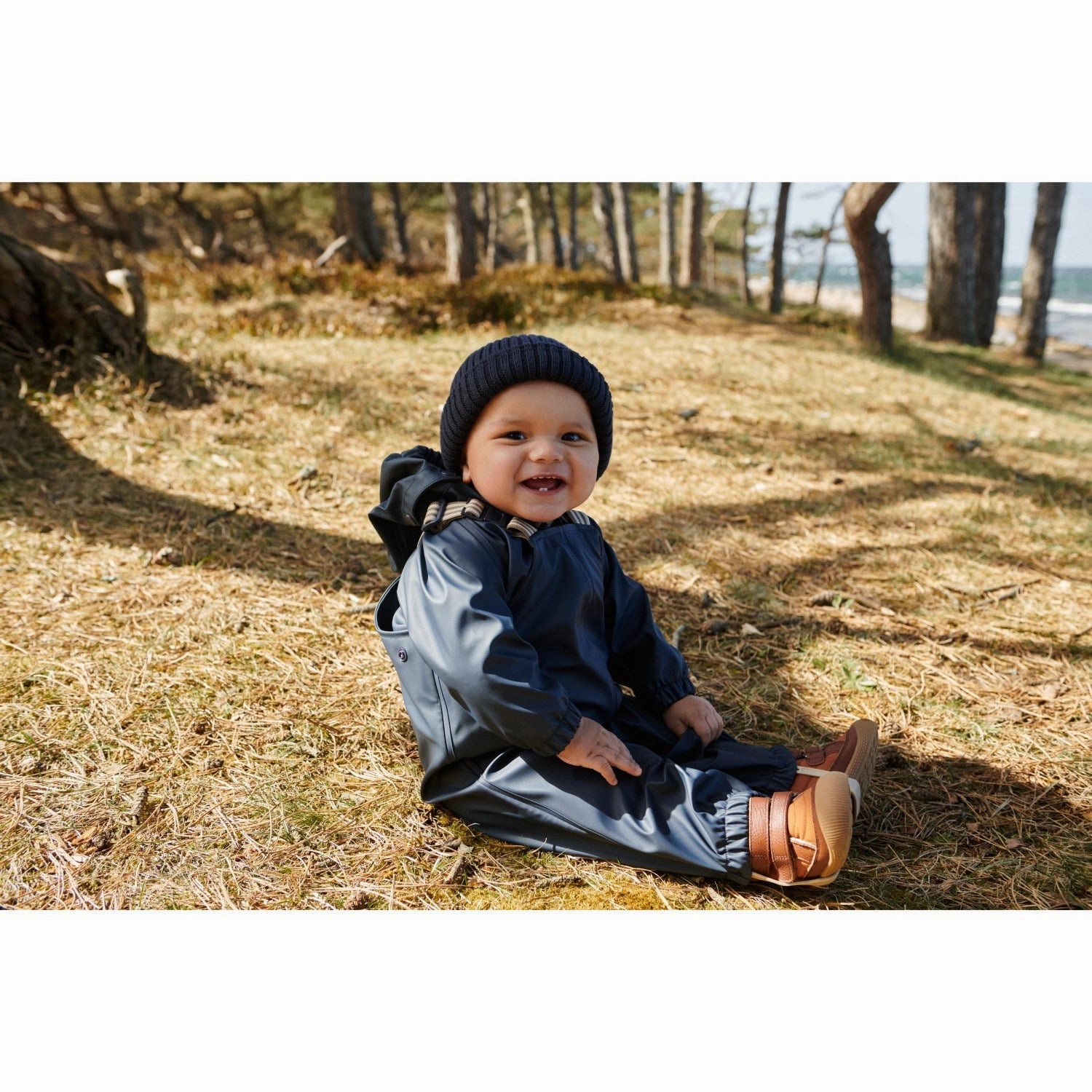 Wheat Ink Rainsuit Mika Pleat