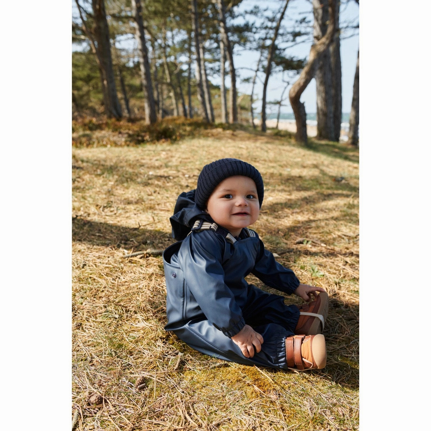 Wheat Ink Rainsuit Mika Pleat