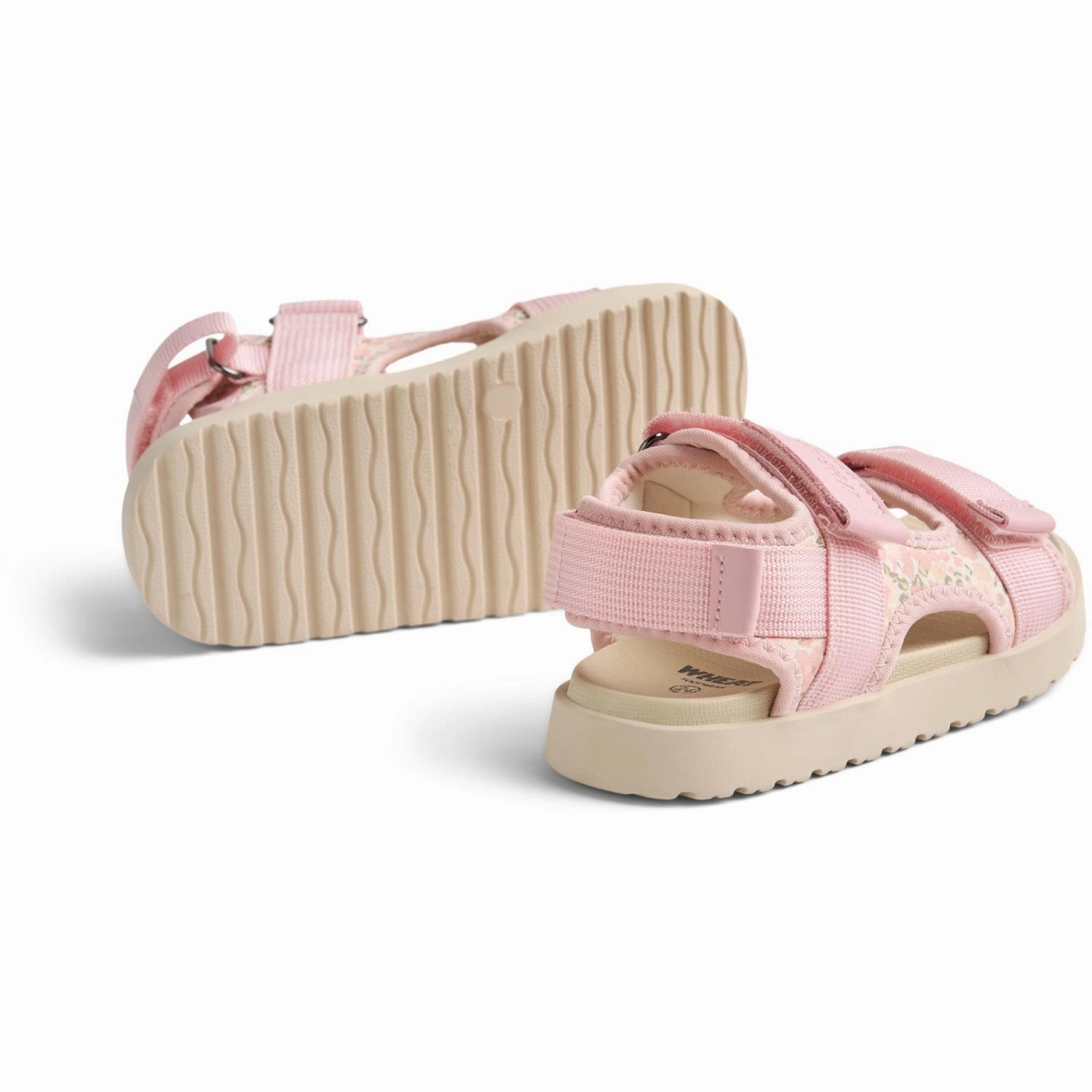 Wheat Ivory Flower Meadow Sandal Mandy Dance shoes