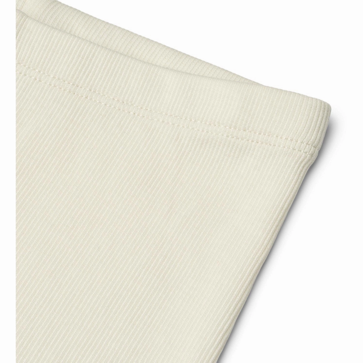 Wheat Ivory Rib Shorts Sine Statement
