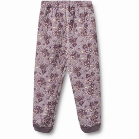Wheat Lilac Tulips Thermo Pants Alex Applique Beading
