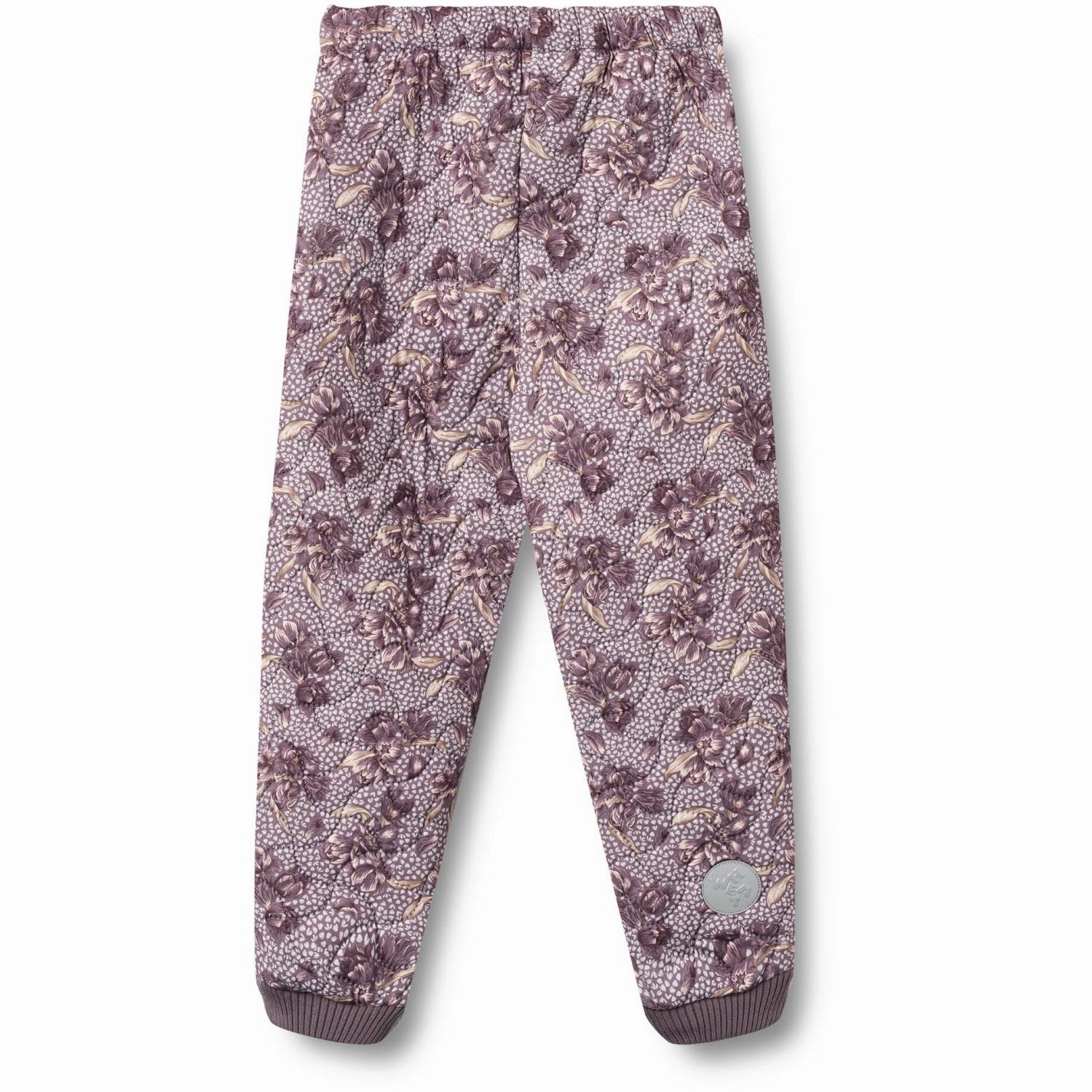 Wheat Lilac Tulips Thermo Pants Alex Applique